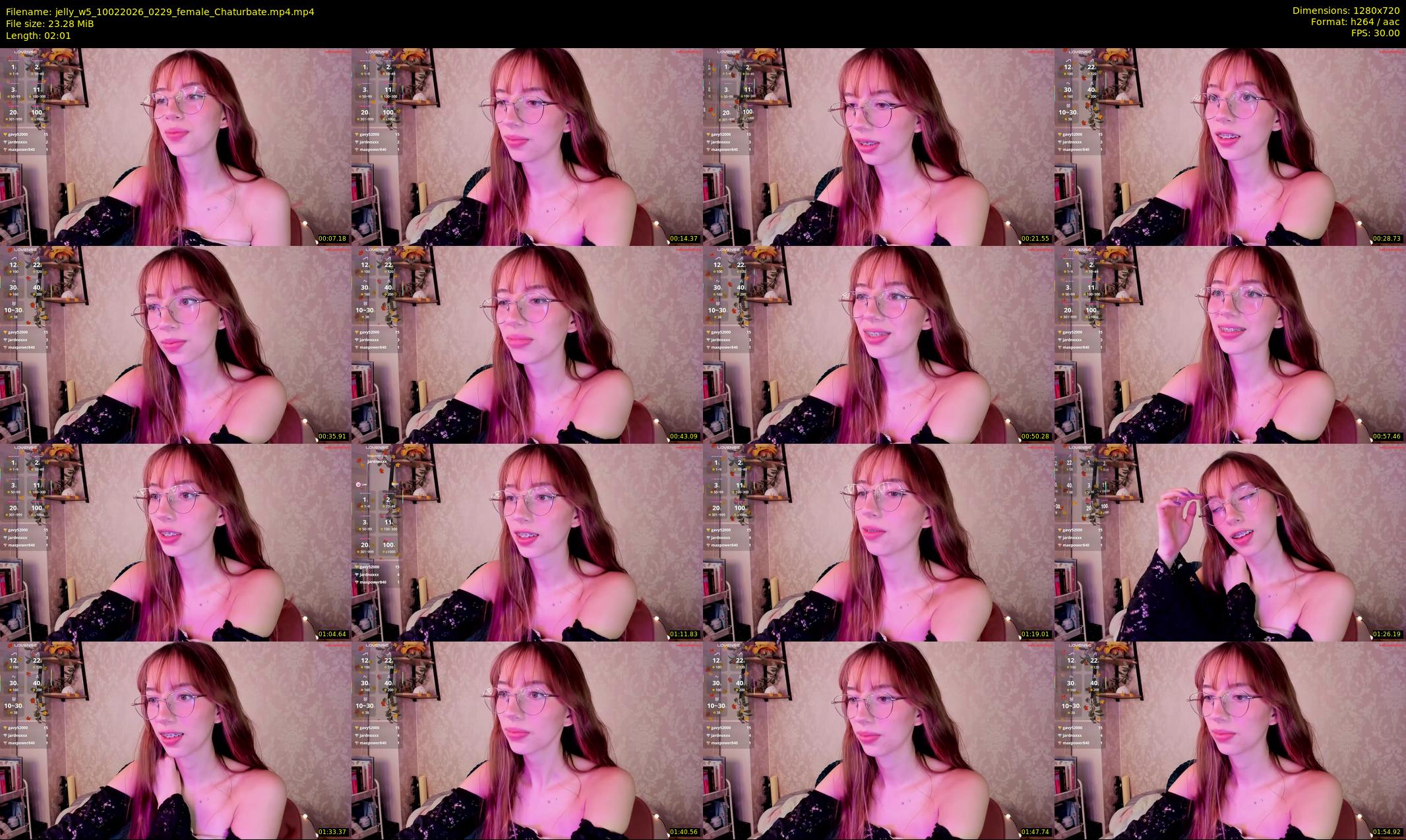 jelly_w5 — 3 minute Chaturbate female cam show recording, 720p, Feb 10, 2026