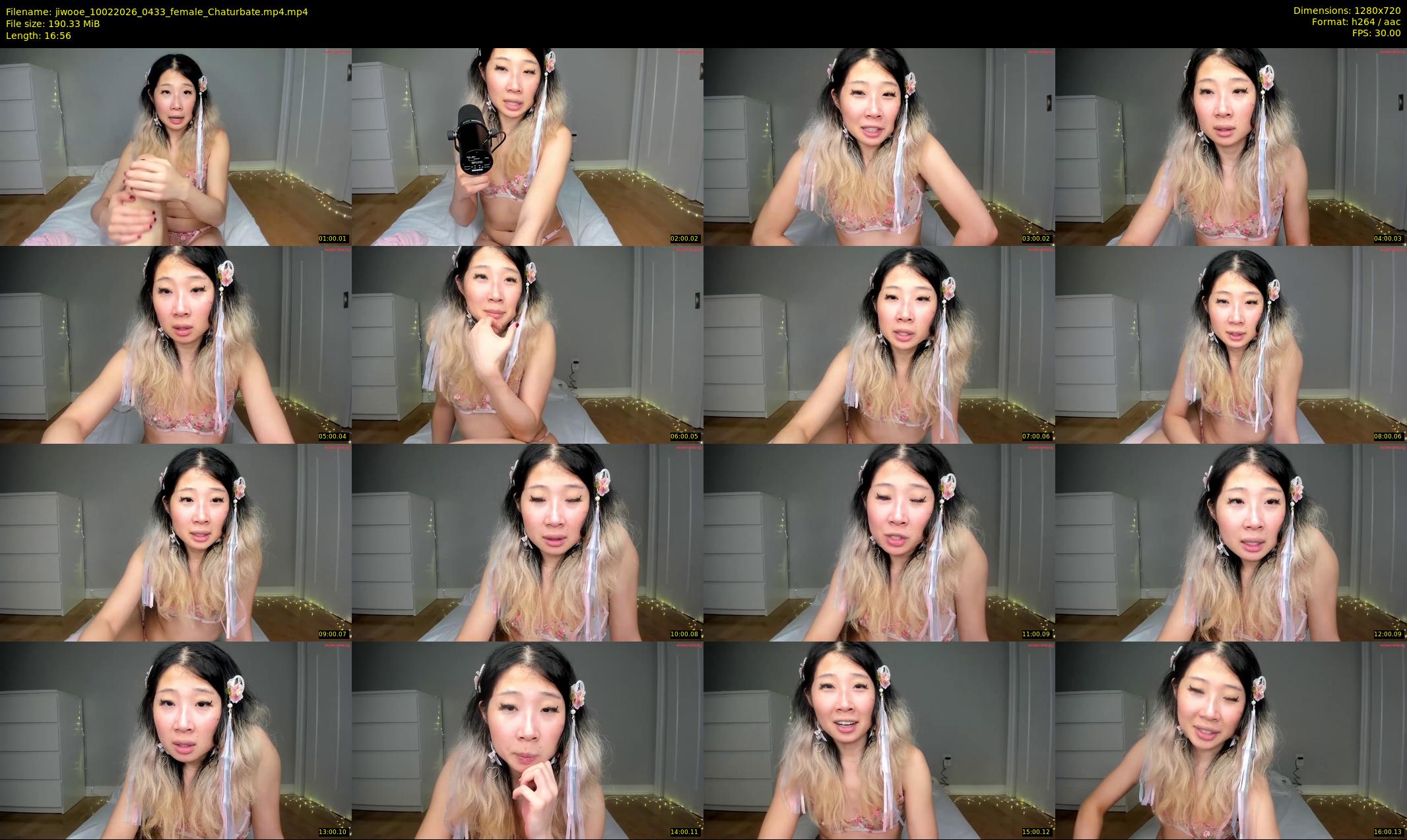 jiwooe — 17 minute Chaturbate female cam show recording, 720p, Feb 10, 2026