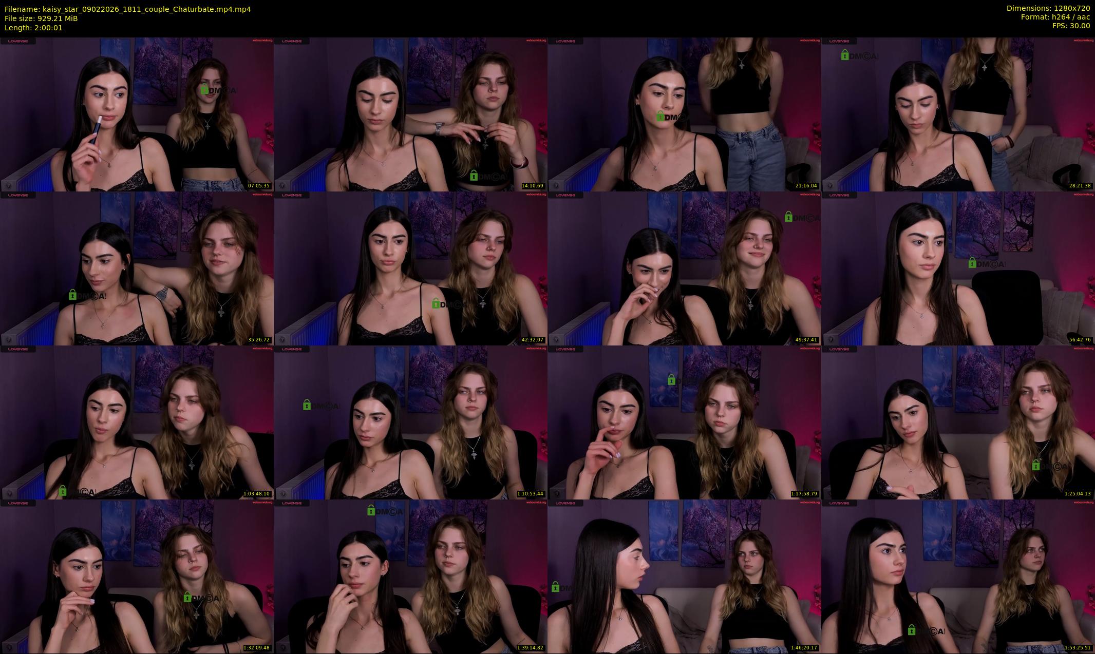 kaisy_star — 121 minute Chaturbate female cam show recording, 720p, Feb 9, 2026