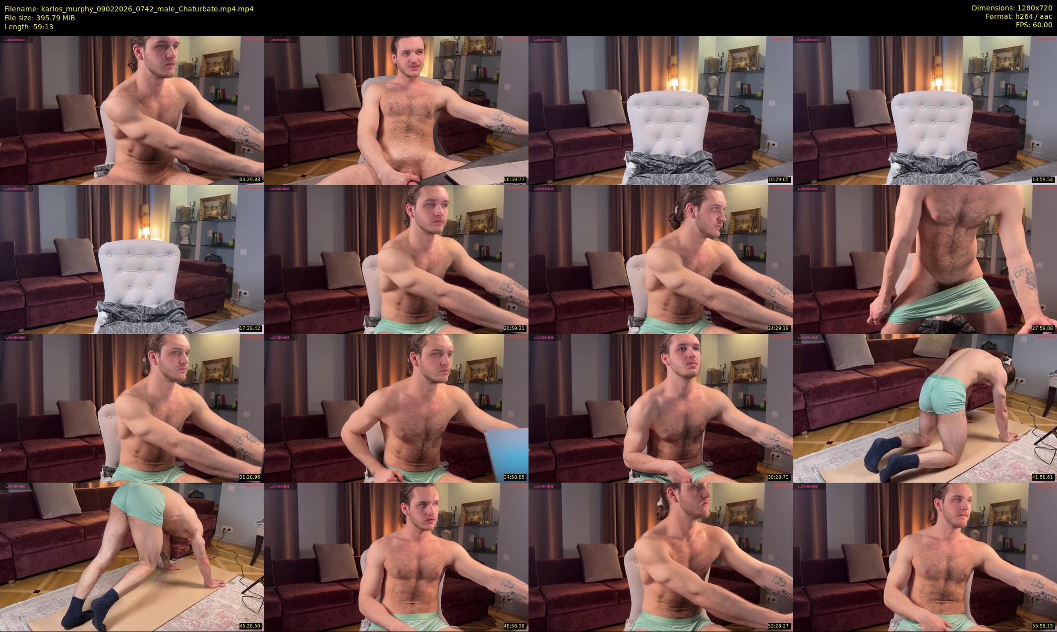 karlos_murphy — 60 minute Chaturbate male cam show recording, 720p, Feb 9, 2026