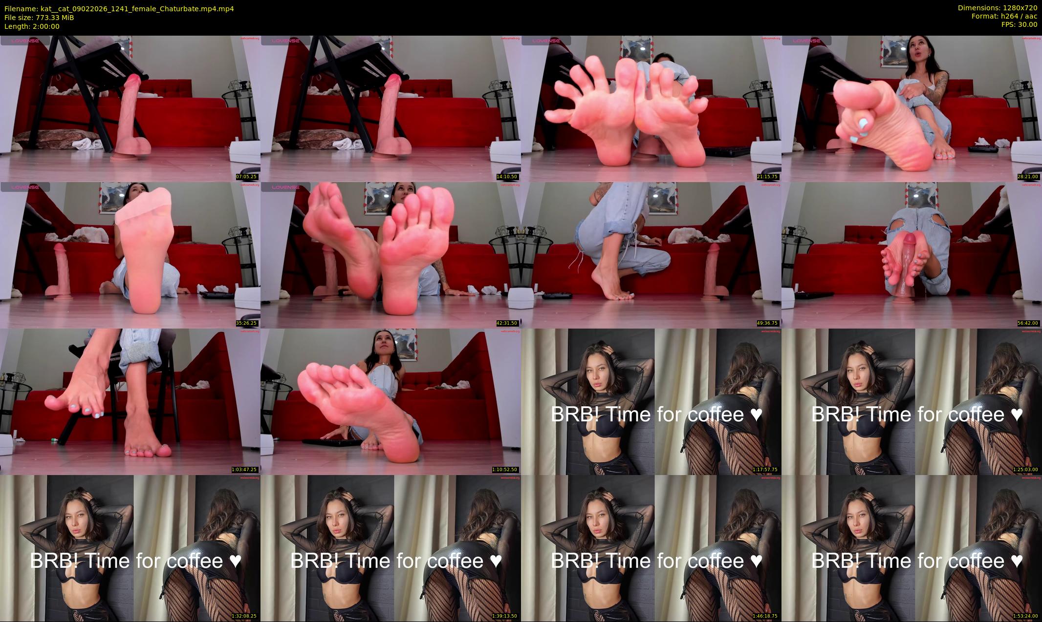 kat__cat — 120 minute Chaturbate female cam show recording, 720p, Feb 9, 2026