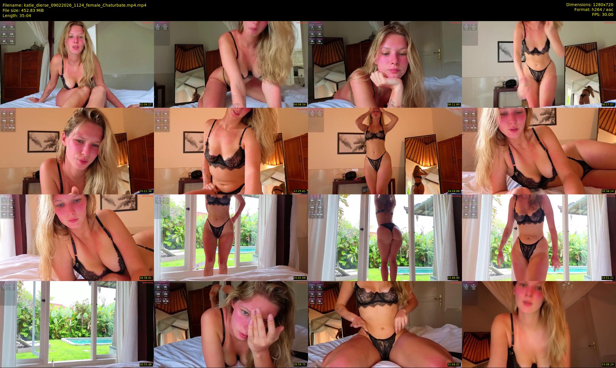 katie_dierse — 36 minute Chaturbate female cam show recording, 720p, Feb 9, 2026