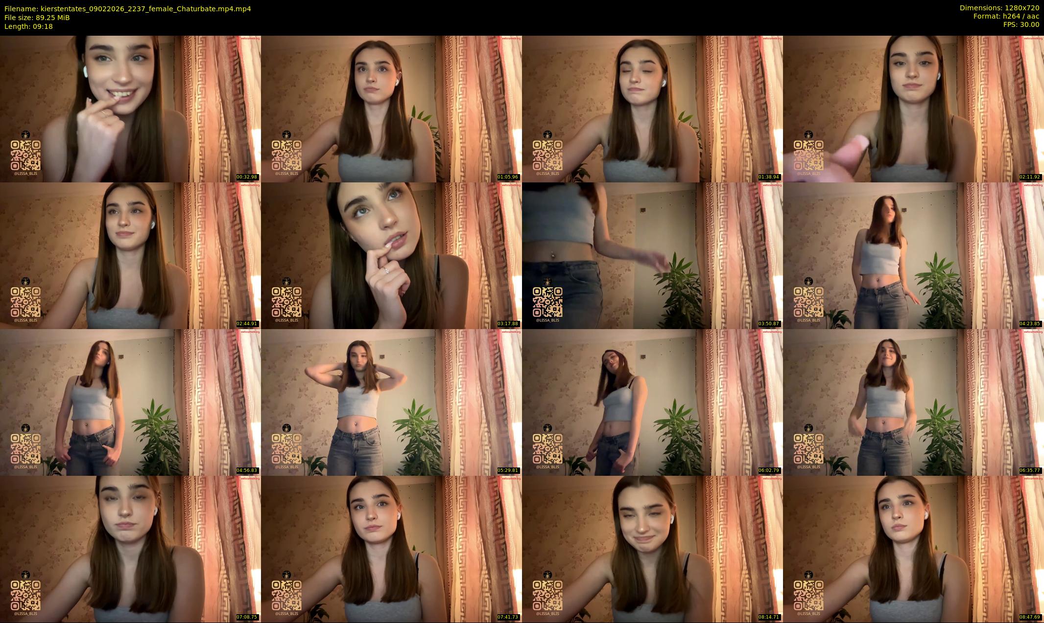 kierstentates — 10 minute Chaturbate female cam show recording, 720p, Feb 9, 2026