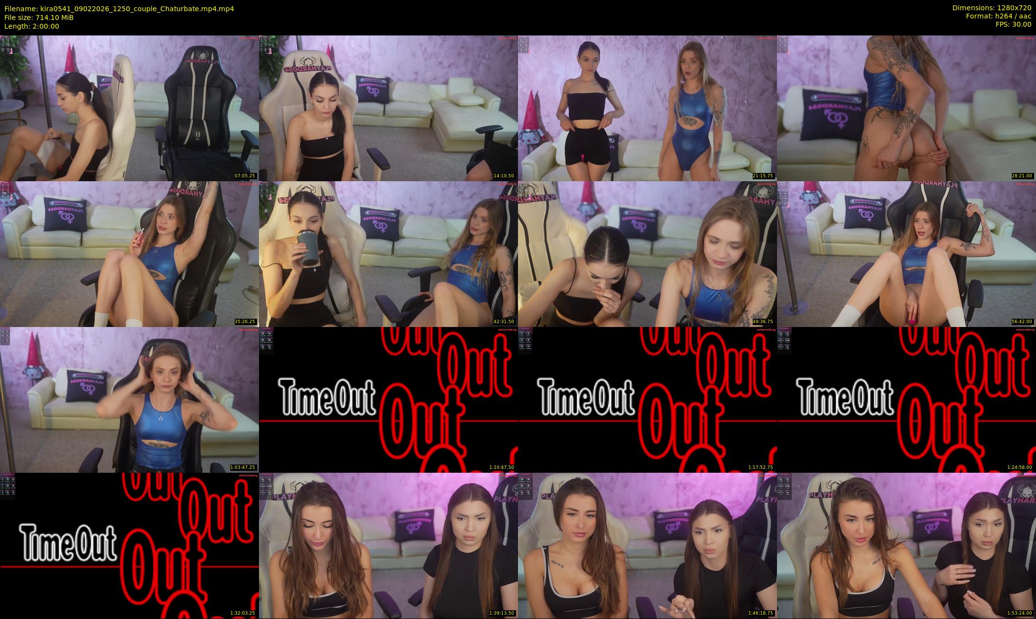 kira0541 — 120 minute Chaturbate couple cam show recording, 720p, Feb 9, 2026