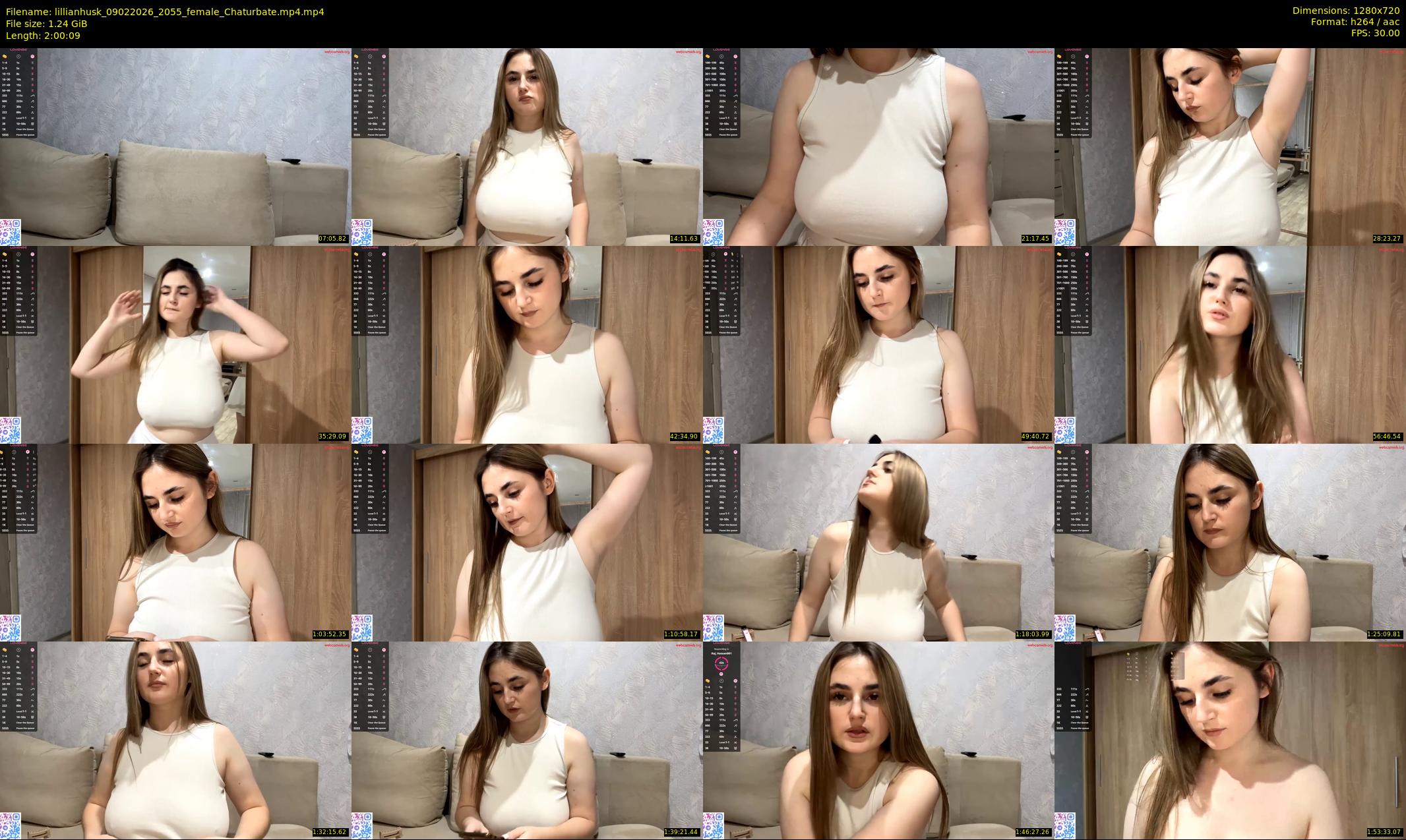 lillianhusk — 121 minute Chaturbate female cam show recording, 720p, Feb 9, 2026