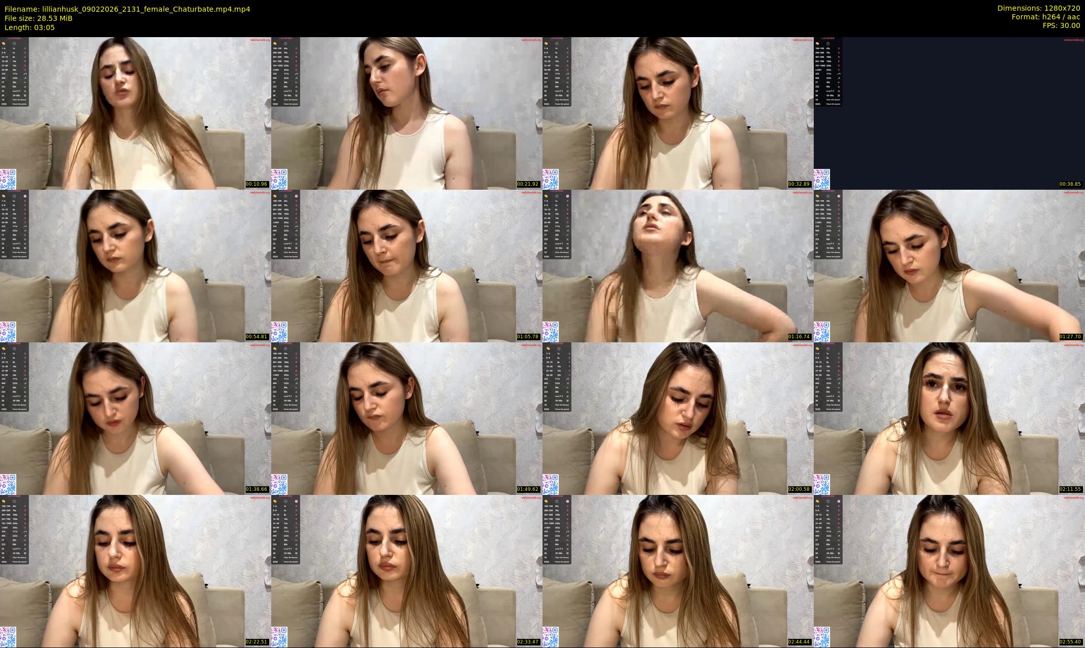 lillianhusk — 4 minute Chaturbate female cam show recording, 720p, Feb 9, 2026