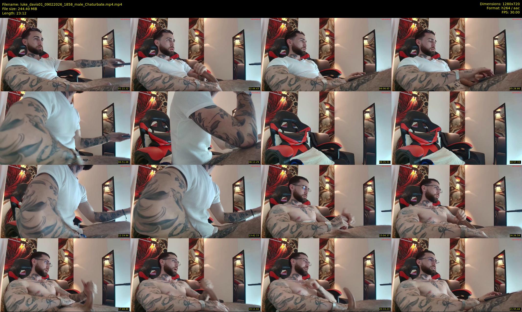luke_davis01 — 24 minute Chaturbate male cam show recording, 720p, Feb 9, 2026