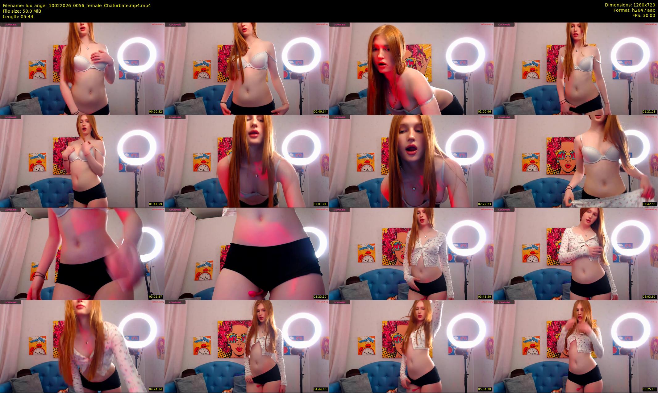 lux_angel — 6 minute Chaturbate female cam show recording, 720p, Feb 10, 2026