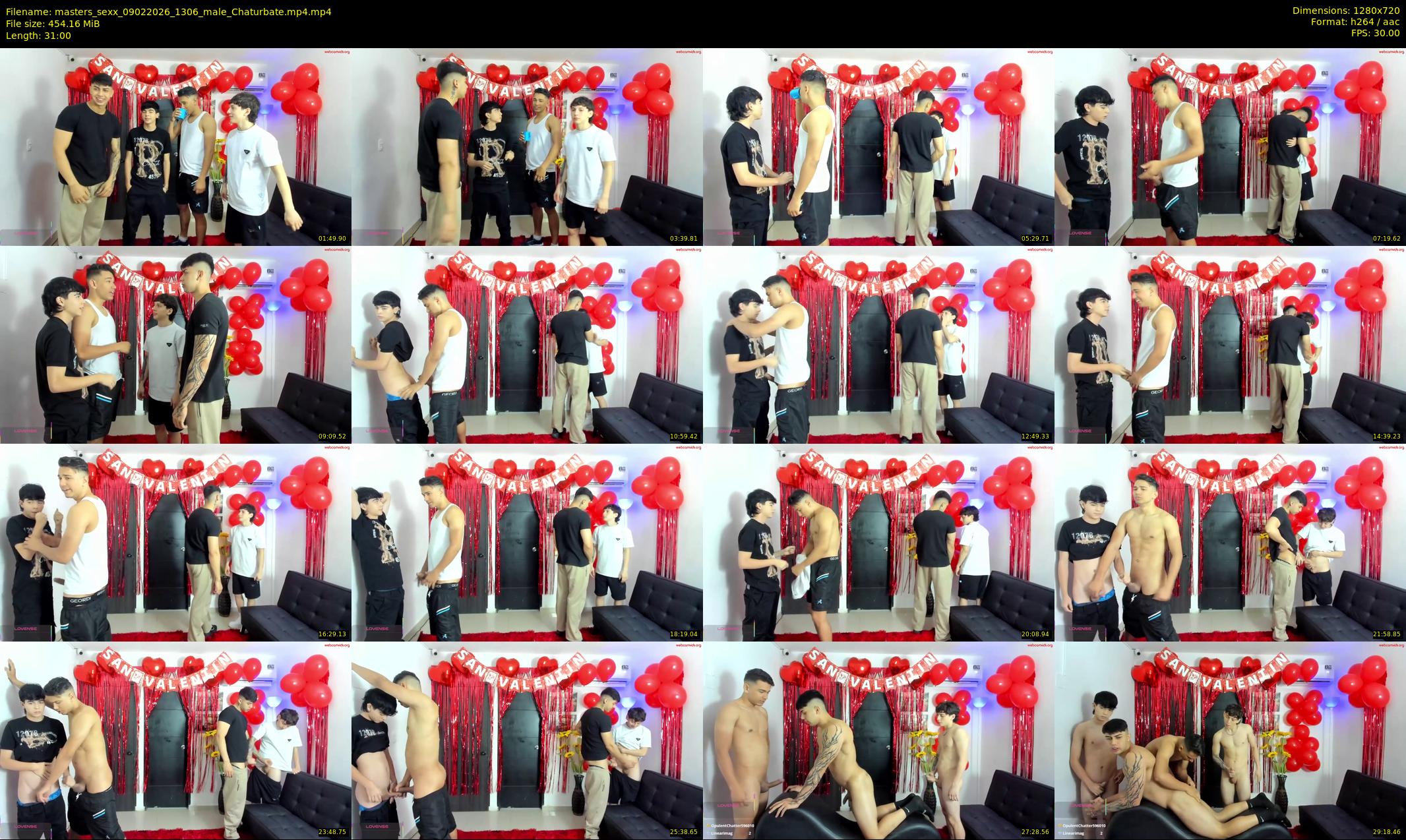 masters_sexx — 31 minute Chaturbate male cam show recording, 720p, Feb 9, 2026