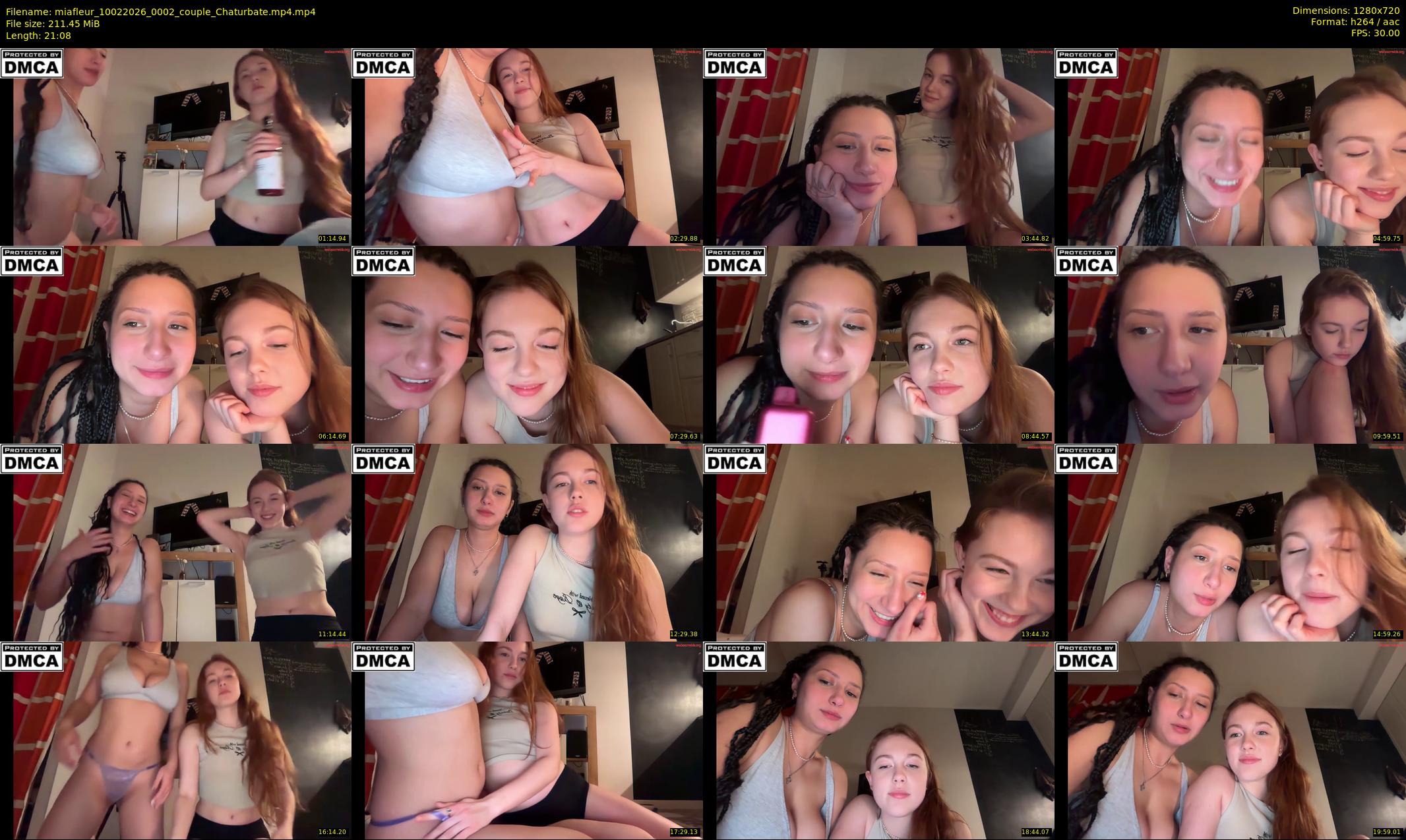 miafleur — 22 minute Chaturbate female cam show recording, 720p, Feb 10, 2026