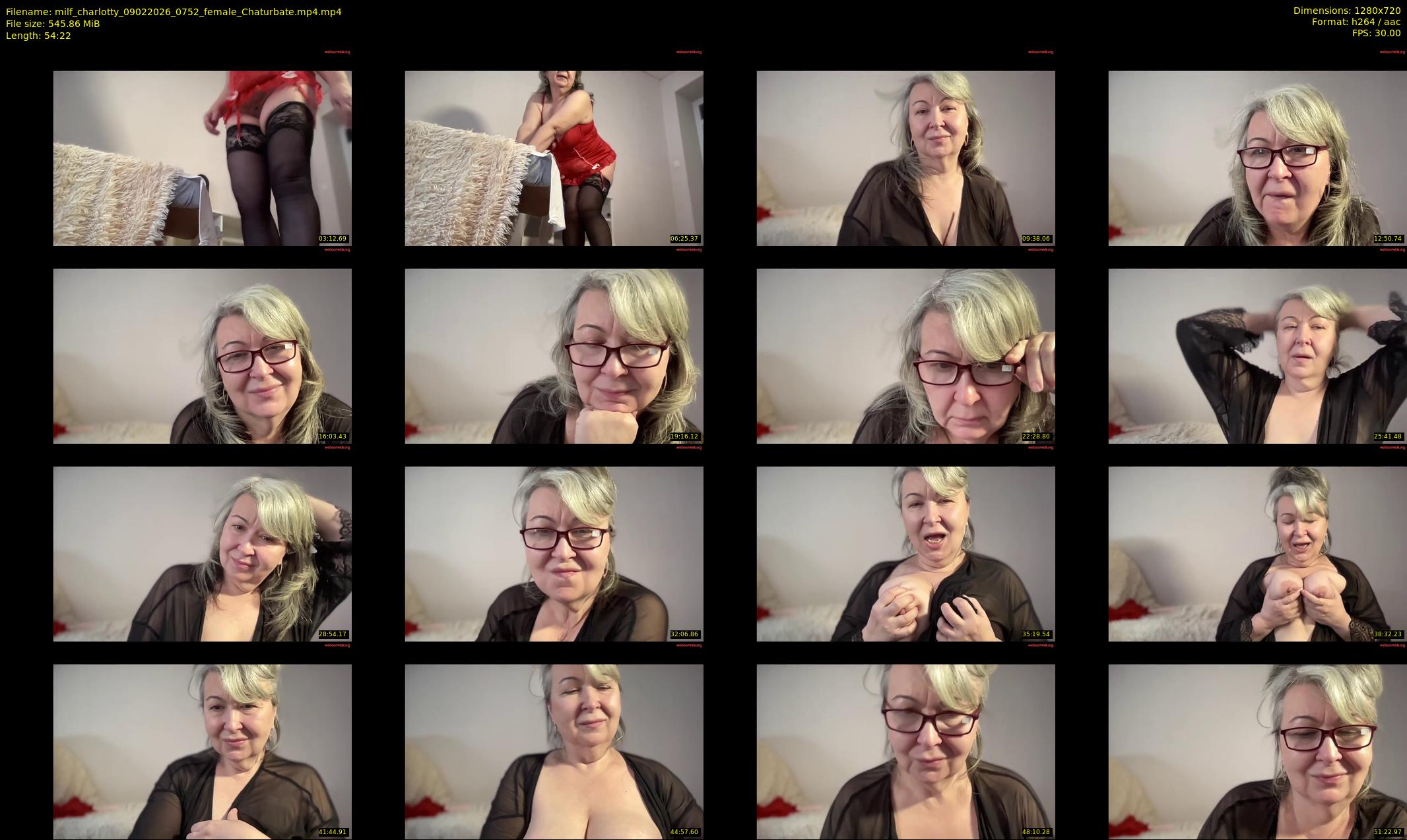 milf_charlotty — 55 minute Chaturbate female cam show recording, 720p, Feb 9, 2026