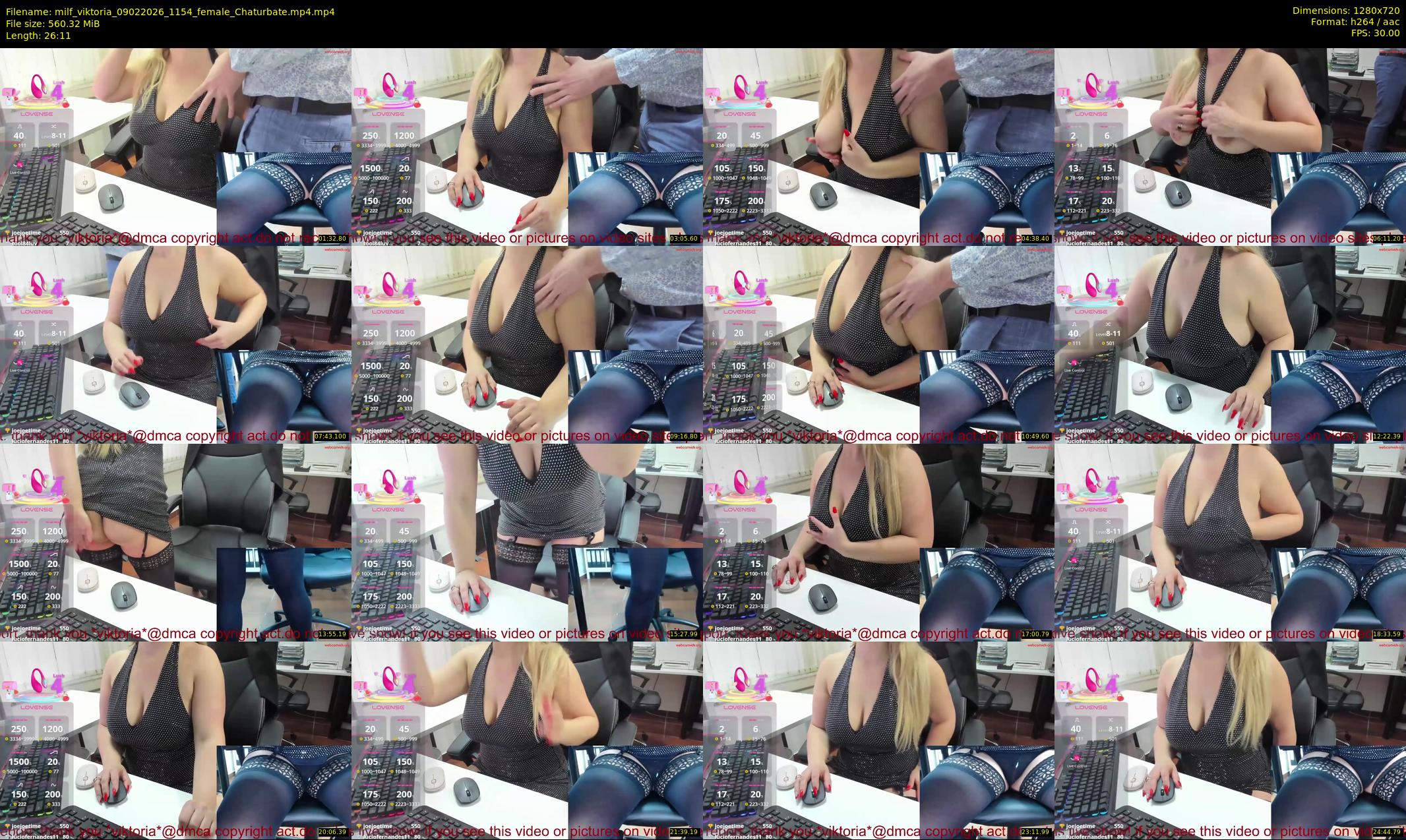 milf_viktoria — 27 minute Chaturbate female cam show recording, 720p, Feb 9, 2026