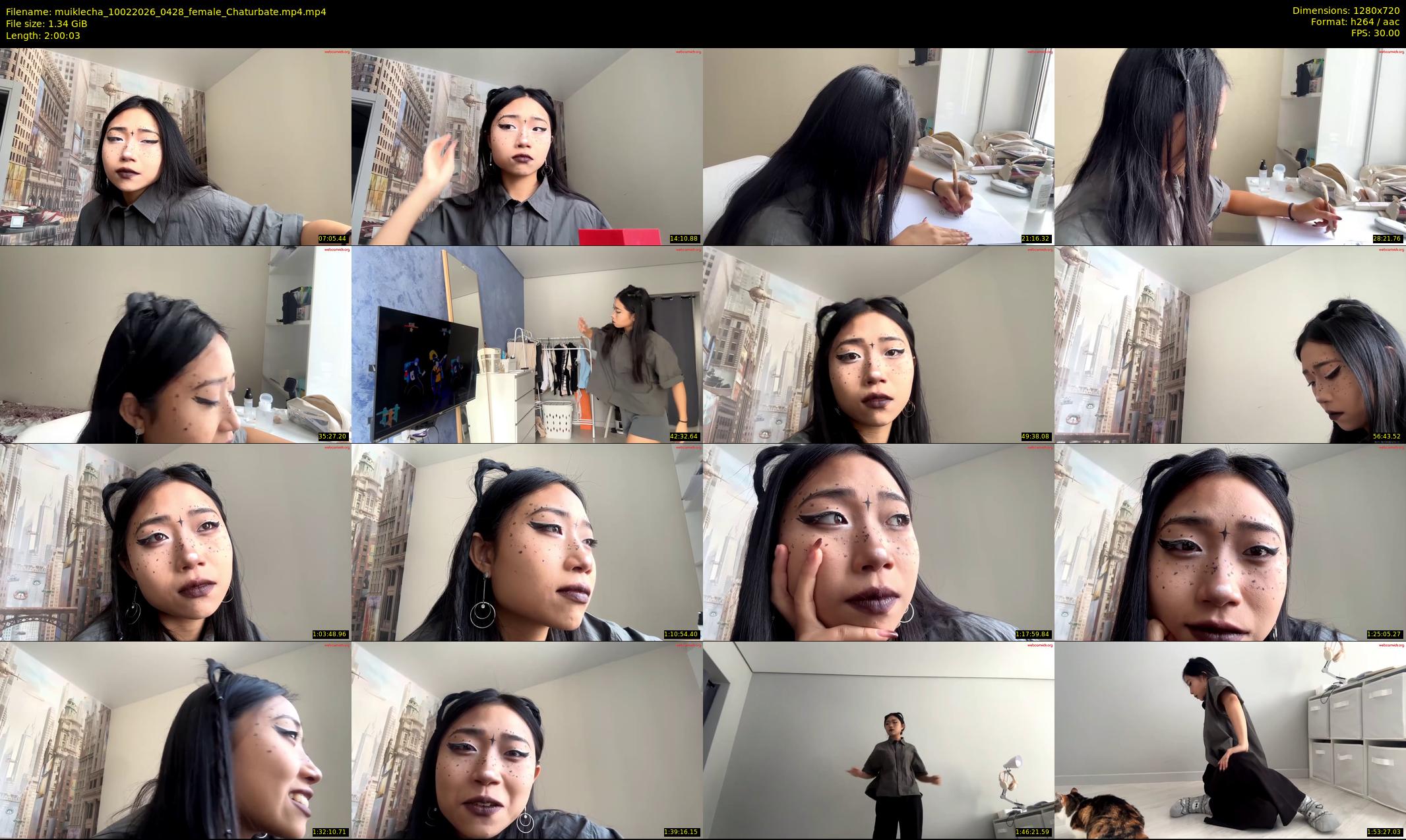 muiklecha — 121 minute Chaturbate female cam show recording, 720p, Feb 10, 2026