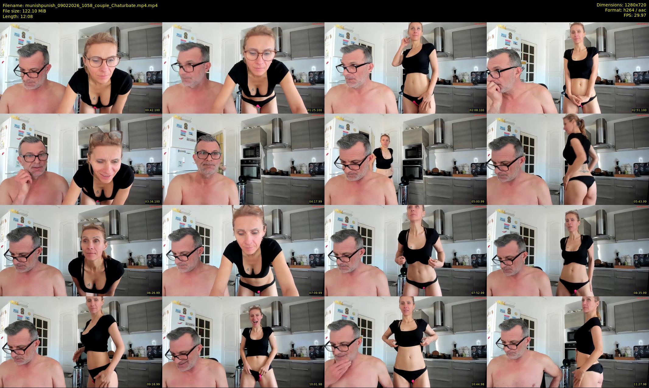 munishpunish — 13 minute Chaturbate couple cam show recording, 720p, Feb 9, 2026