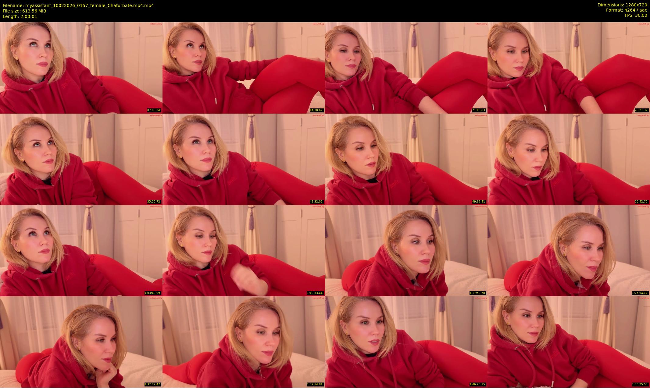 myassistant — 121 minute Chaturbate female cam show recording, 720p, Feb 10, 2026