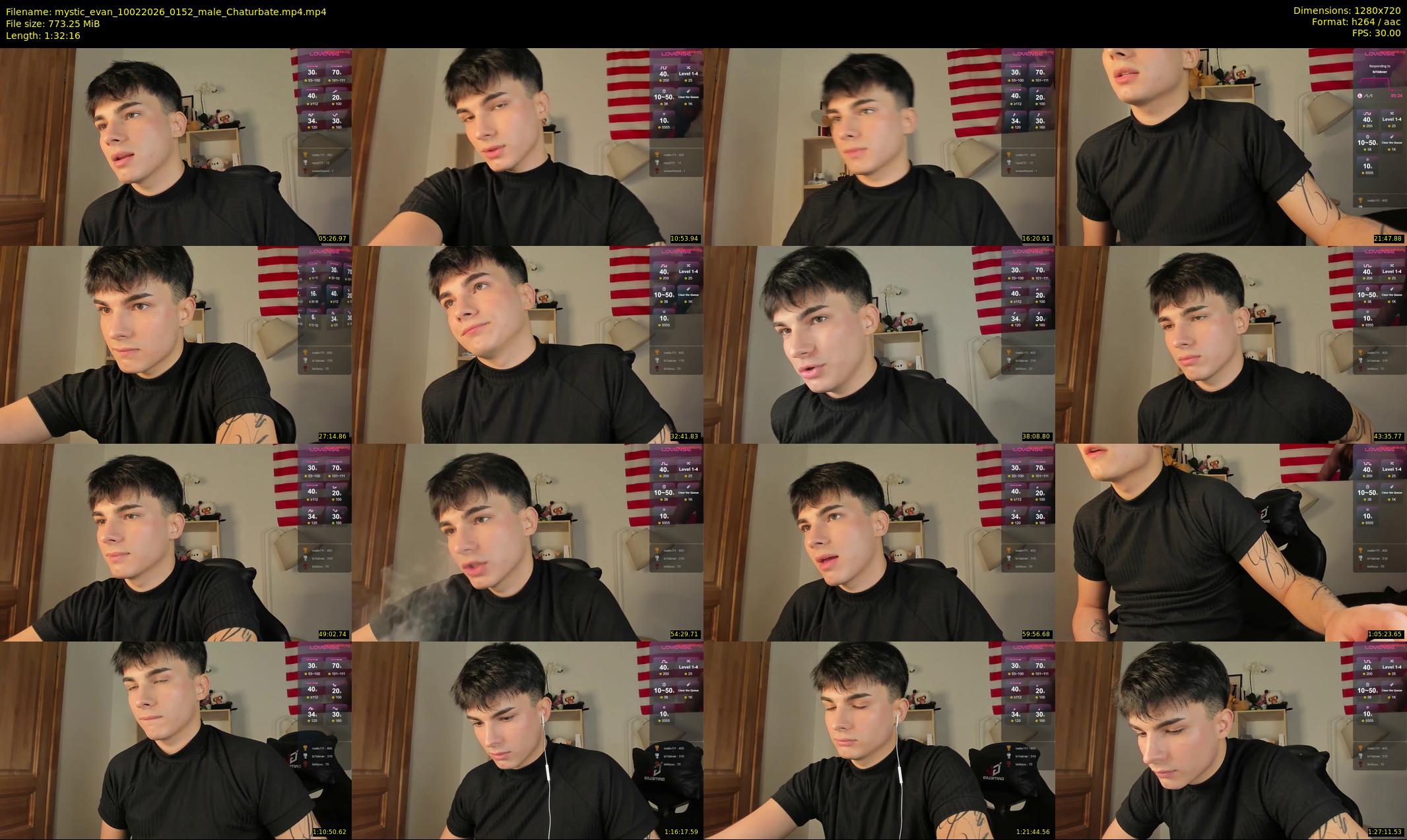mystic_evan — 93 minute Chaturbate male cam show recording, 720p, Feb 10, 2026