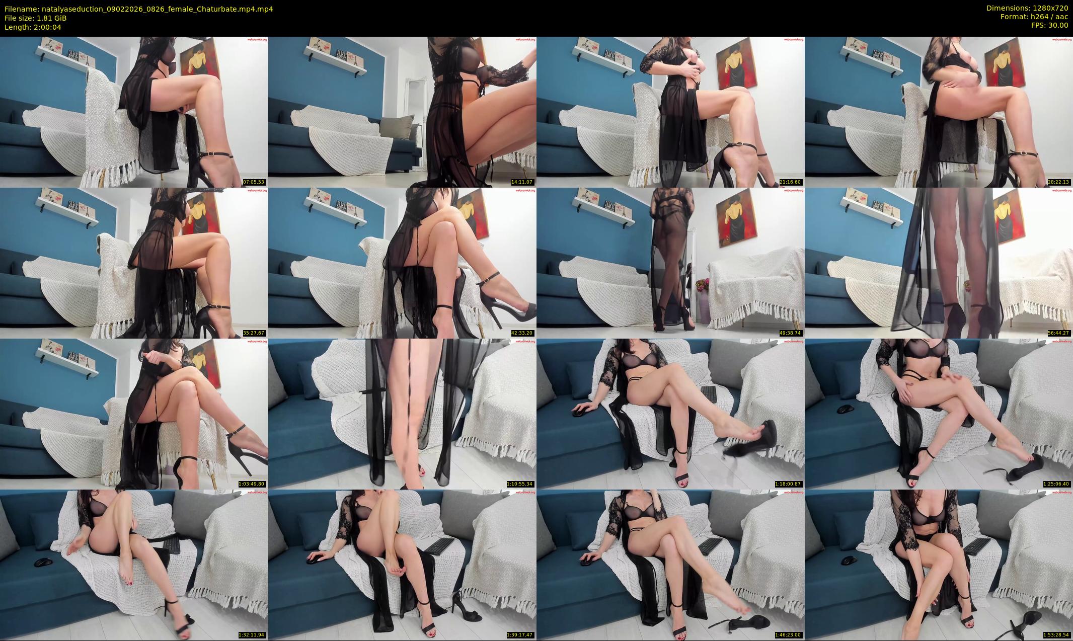 natalyaseduction — 121 minute Chaturbate female cam show recording, 720p, Feb 9, 2026