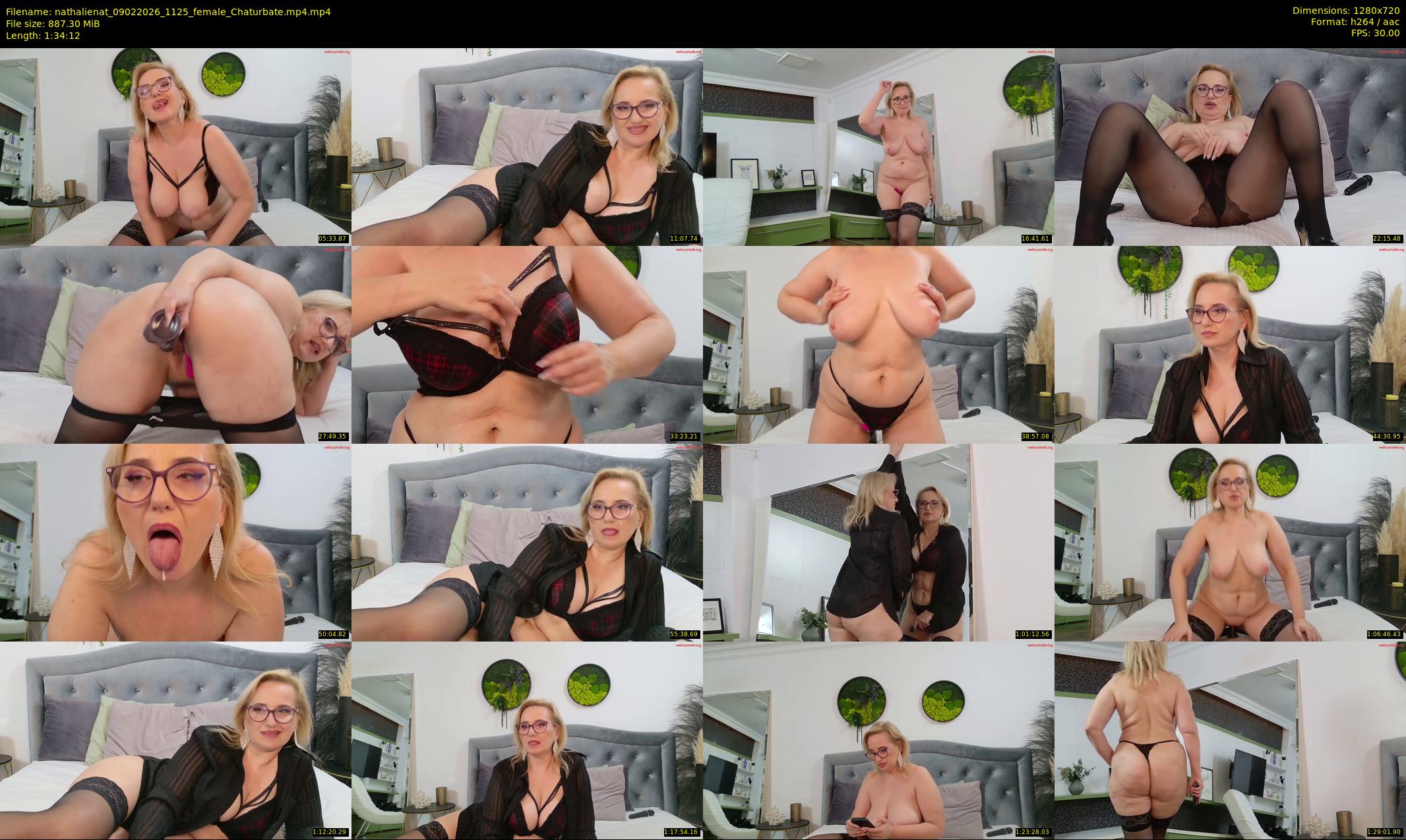 nathalienat — 95 minute Chaturbate female cam show recording, 720p, Feb 9, 2026