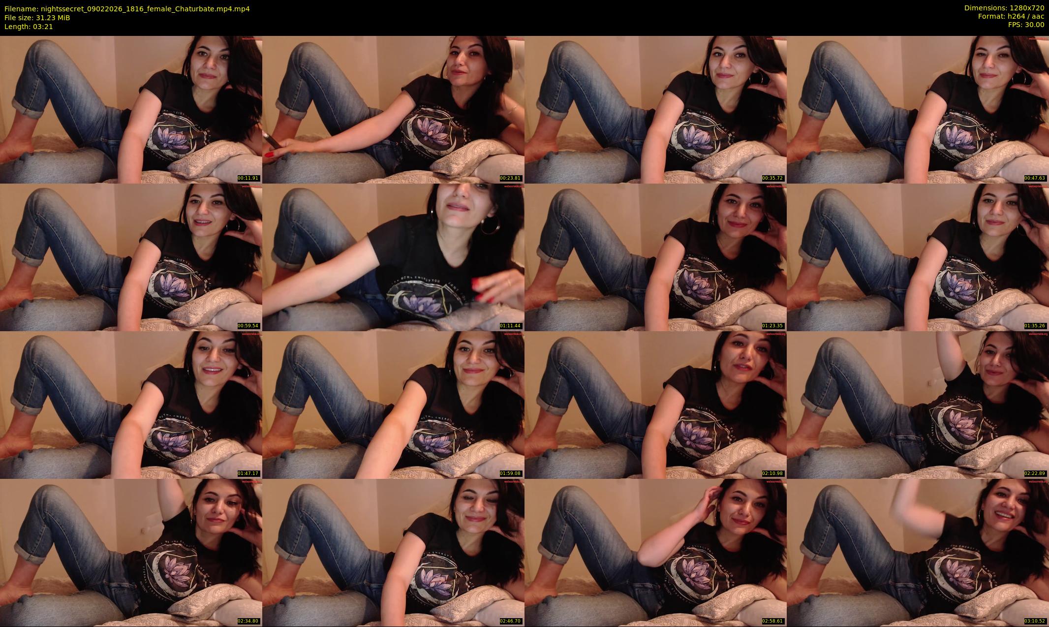 nightssecret — 4 minute Chaturbate female cam show recording, 720p, Feb 9, 2026