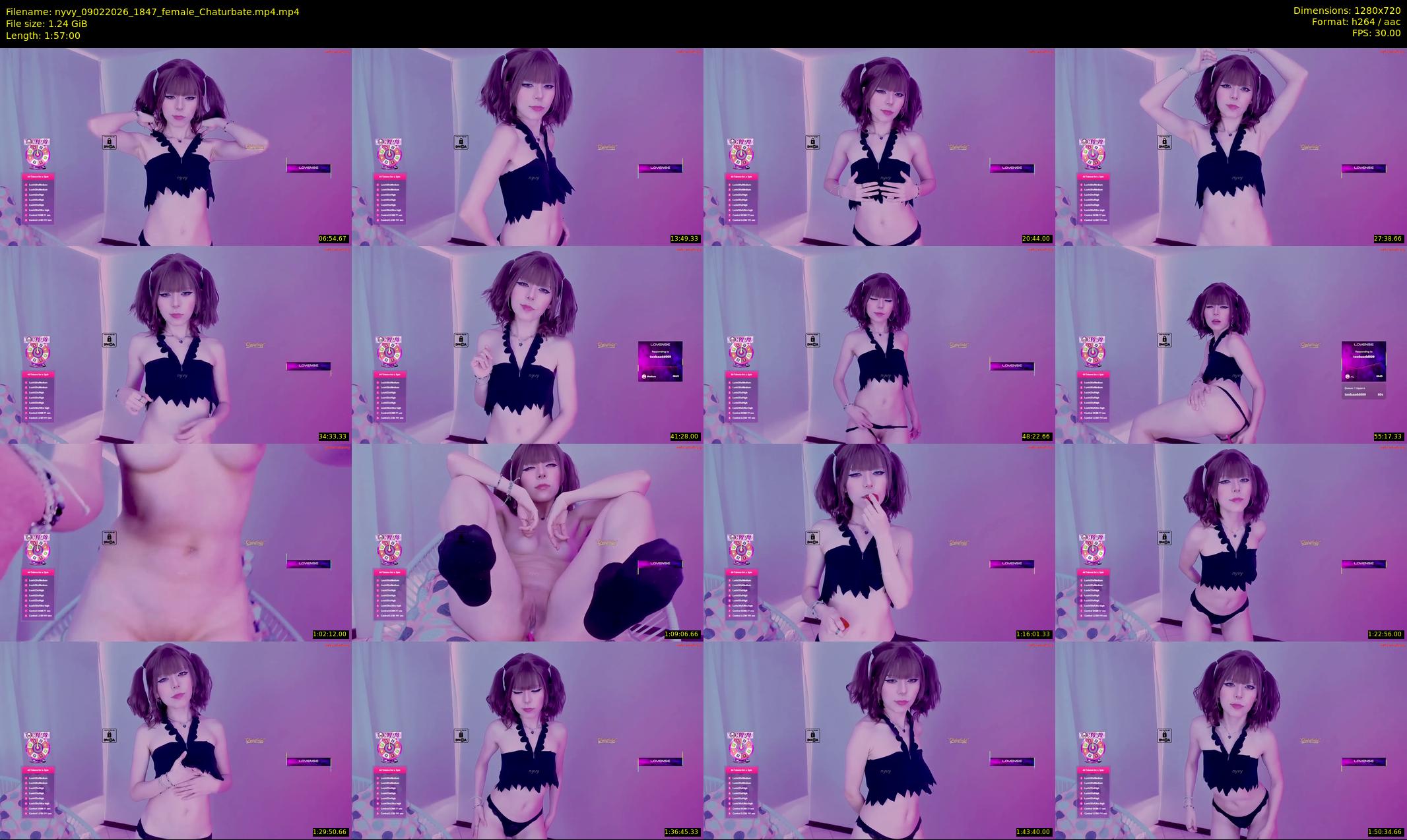 nyvy — 117 minute Chaturbate female cam show recording, 720p, Feb 9, 2026
