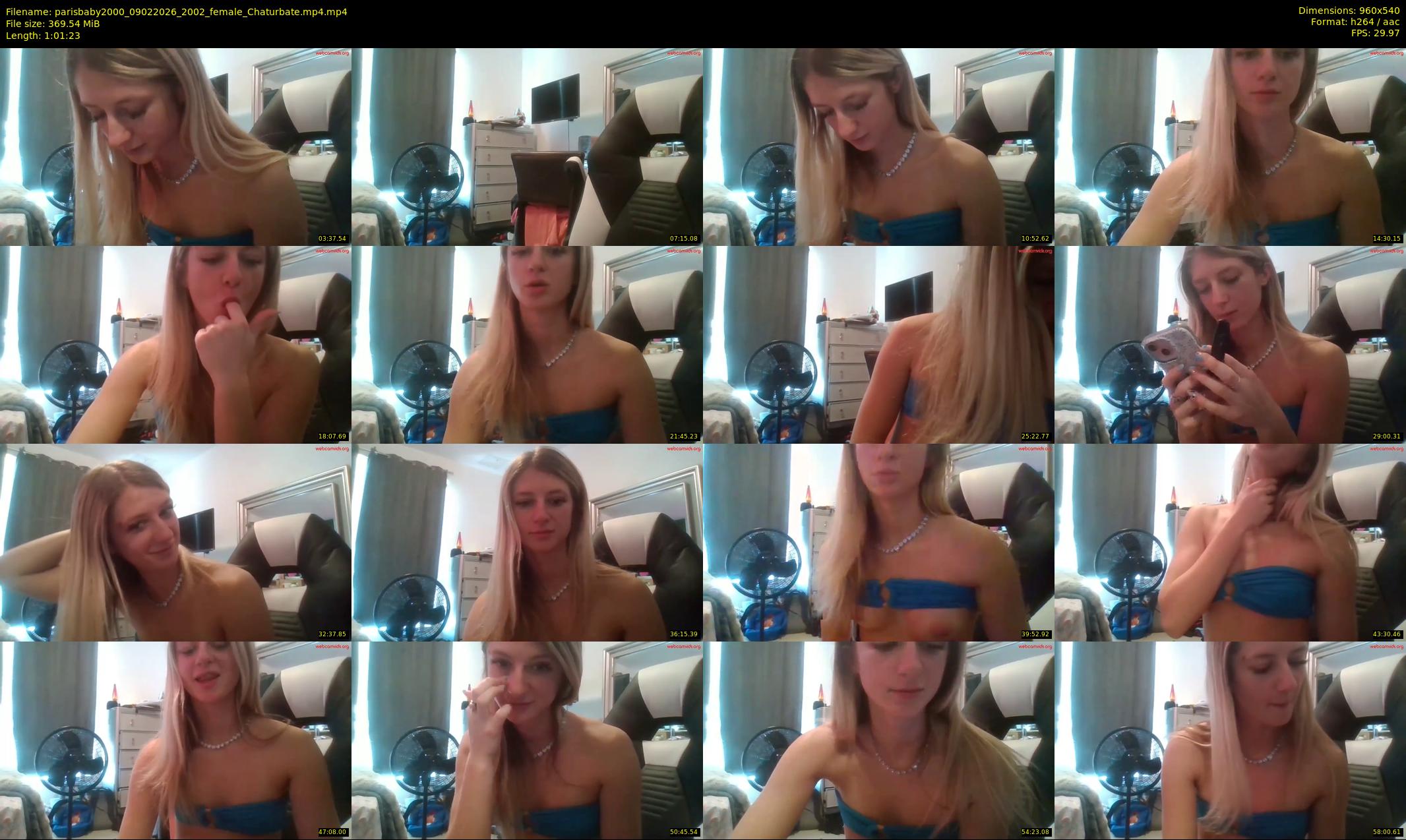 parisbaby2000 — 62 minute Chaturbate female cam show recording, 480p, Feb 9, 2026