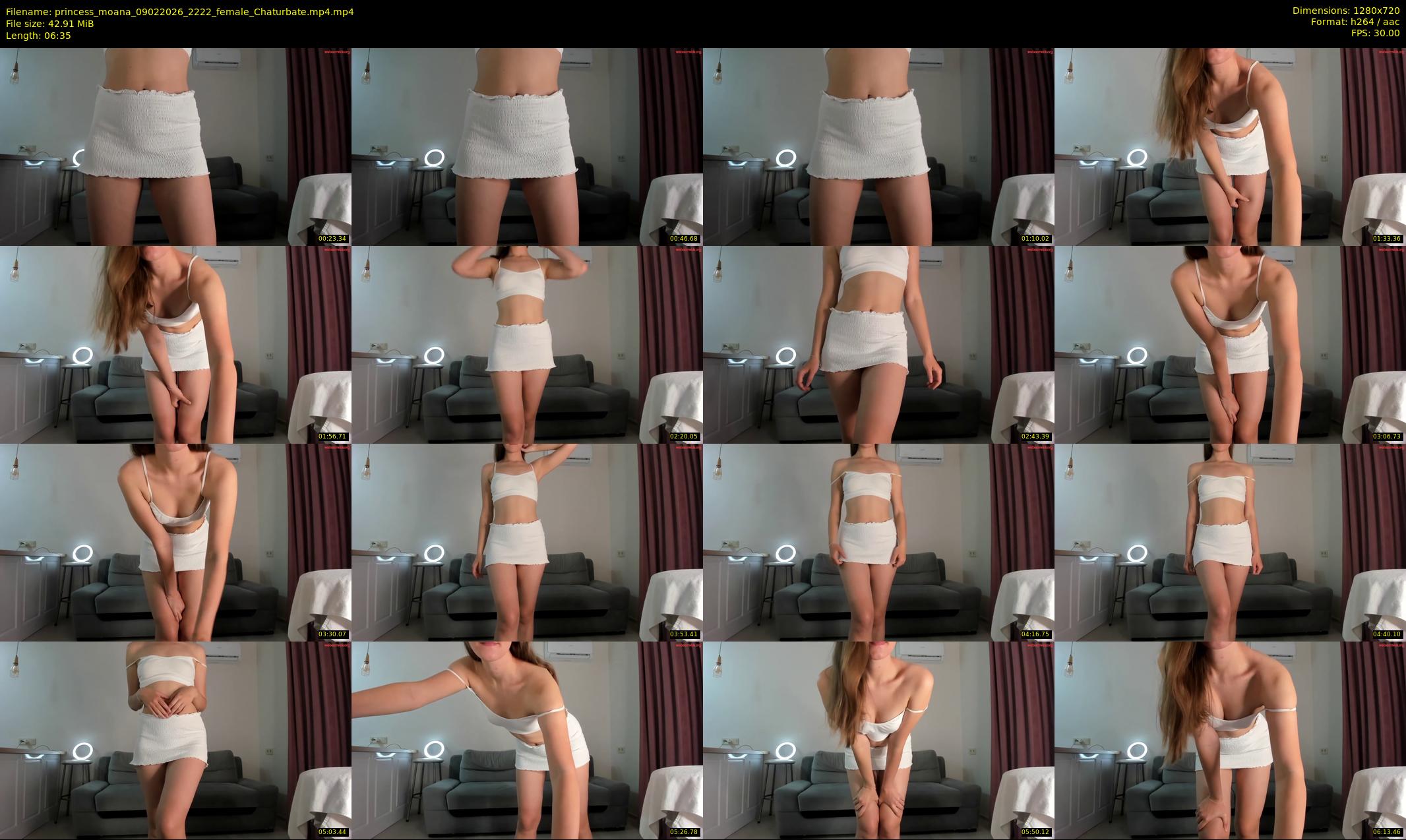 princess_moana — 7 minute Chaturbate female cam show recording, 720p, Feb 9, 2026