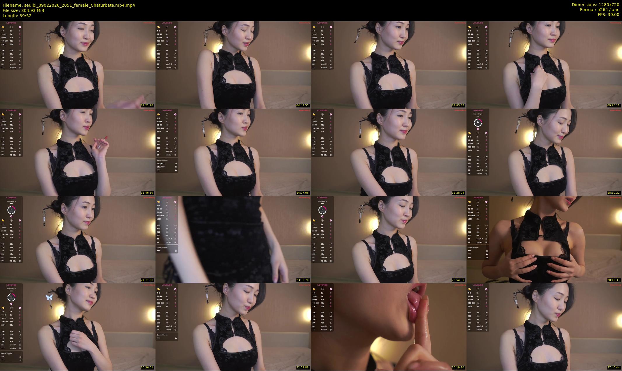 seulbi — 40 minute Chaturbate female cam show recording, 720p, Feb 9, 2026