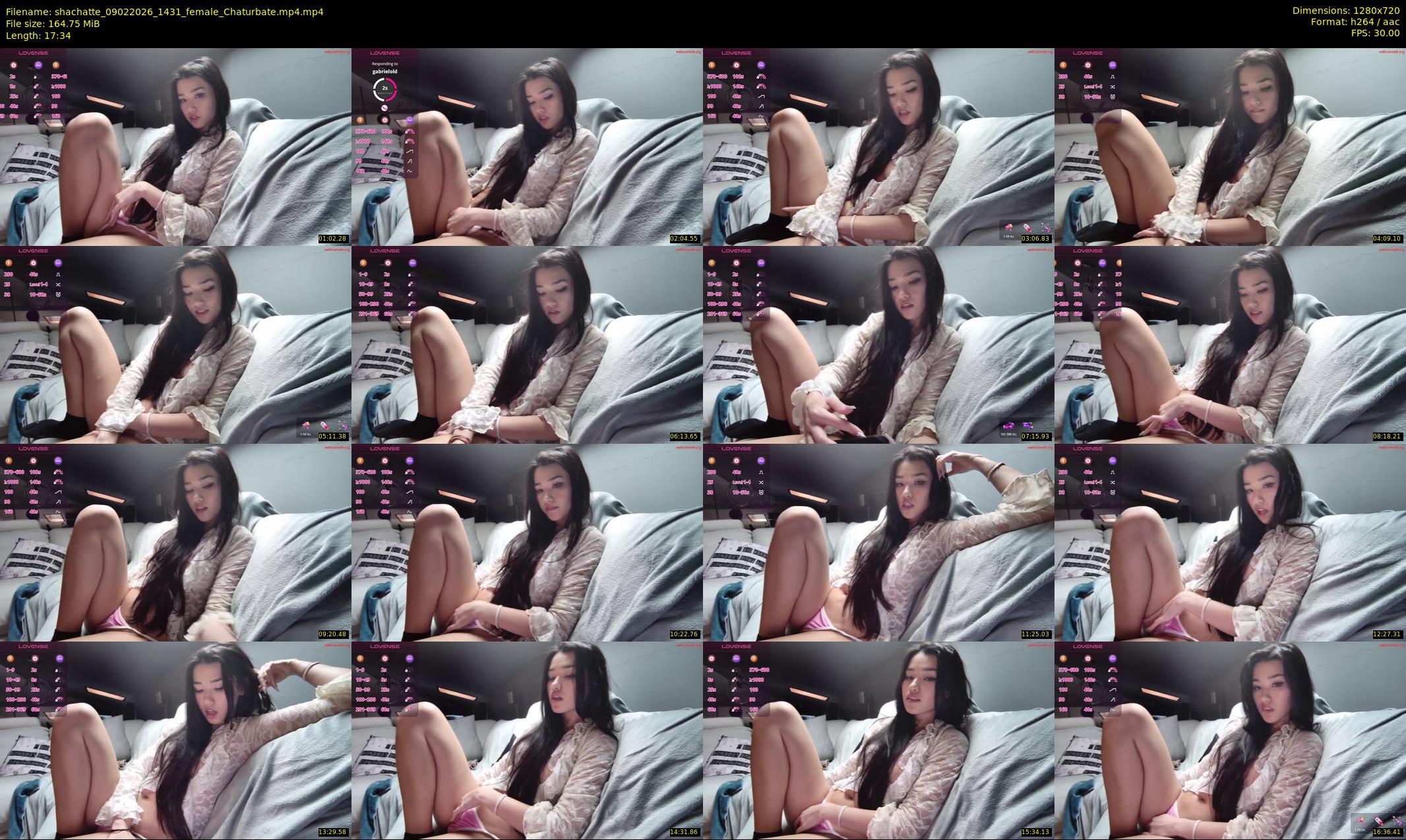 shachatte — 18 minute Chaturbate couple cam show recording, 720p, Feb 9, 2026