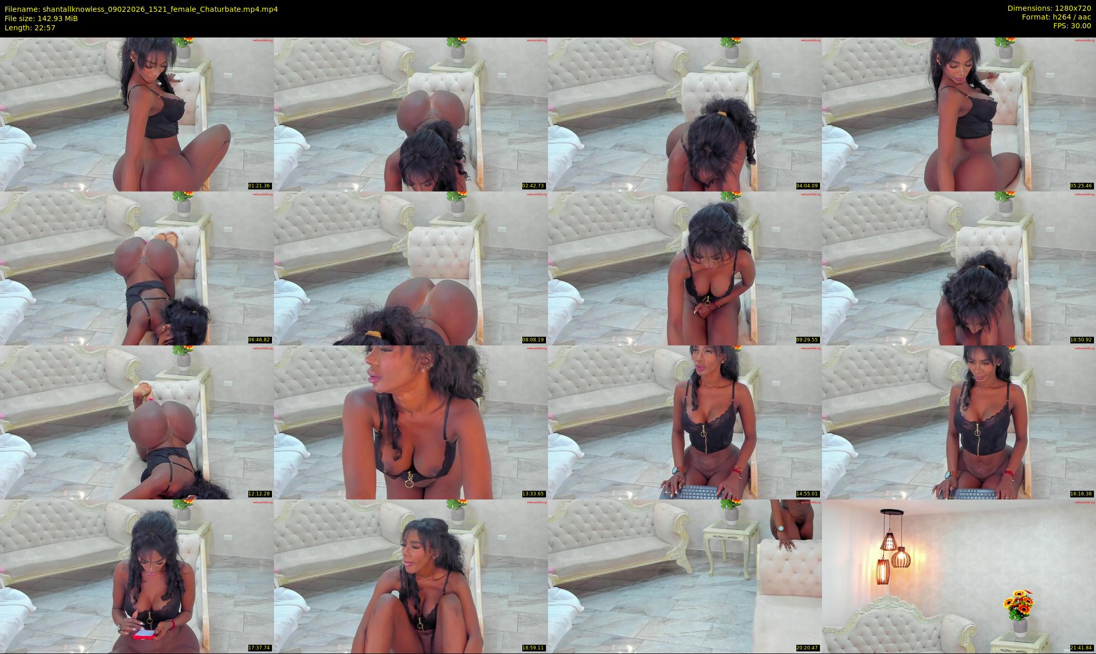 shantallknowless — 23 minute Chaturbate female cam show recording, 720p, Feb 9, 2026