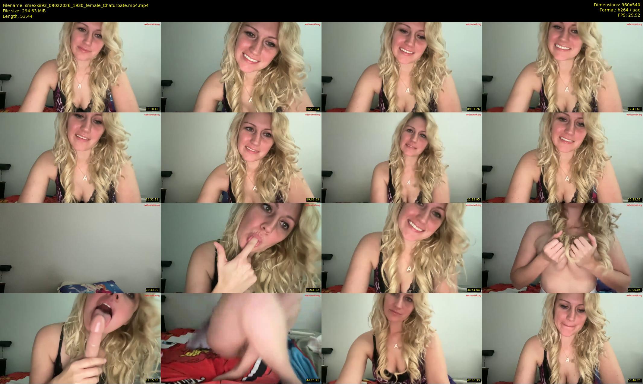 smexxii93 — 54 minute Chaturbate female cam show recording, 480p, Feb 9, 2026