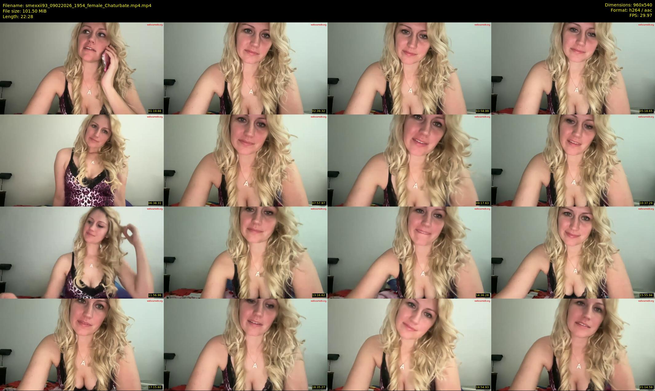 smexxii93 — 23 minute Chaturbate female cam show recording, 480p, Feb 9, 2026