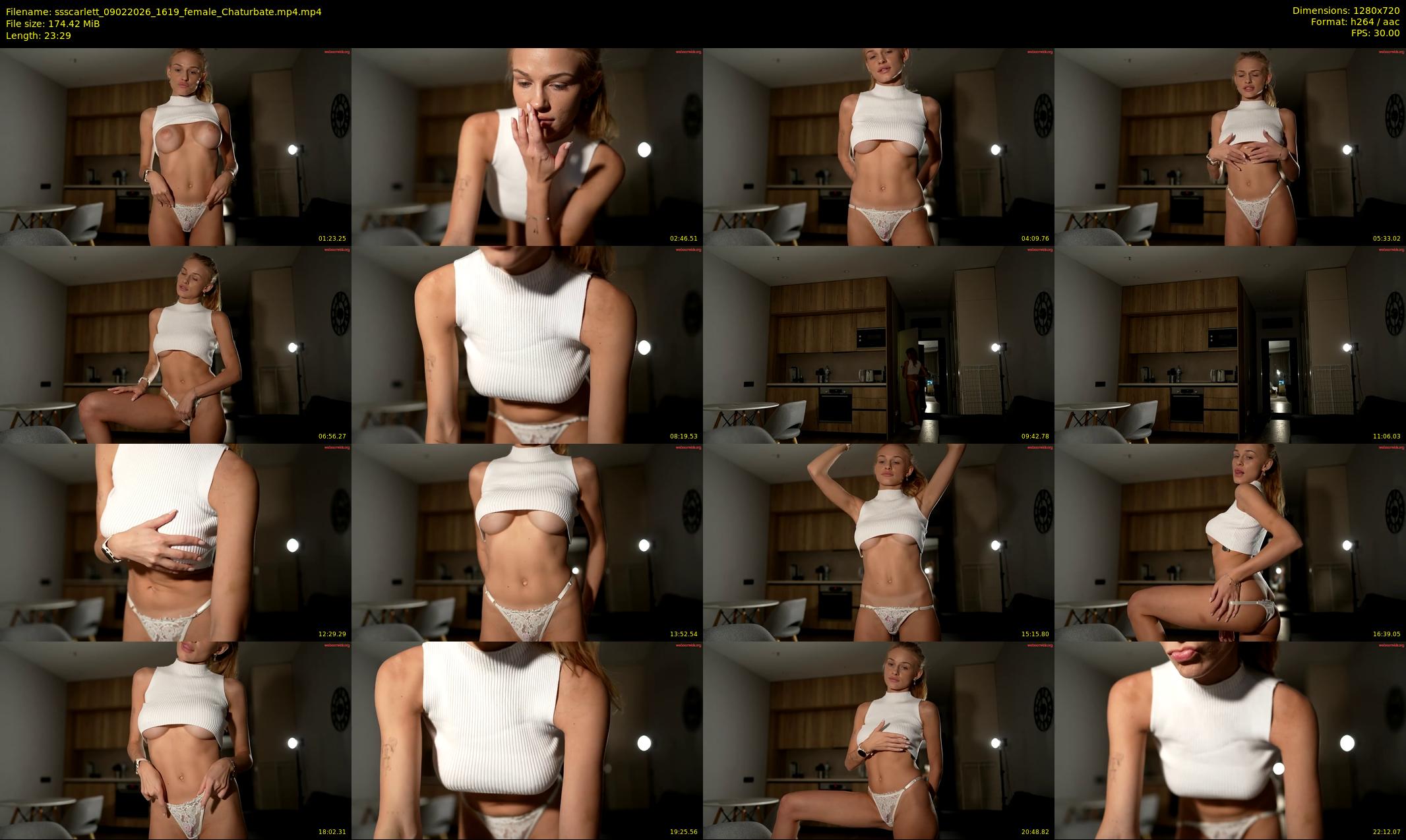 ssscarlett — 24 minute Chaturbate female cam show recording, 720p, Feb 9, 2026