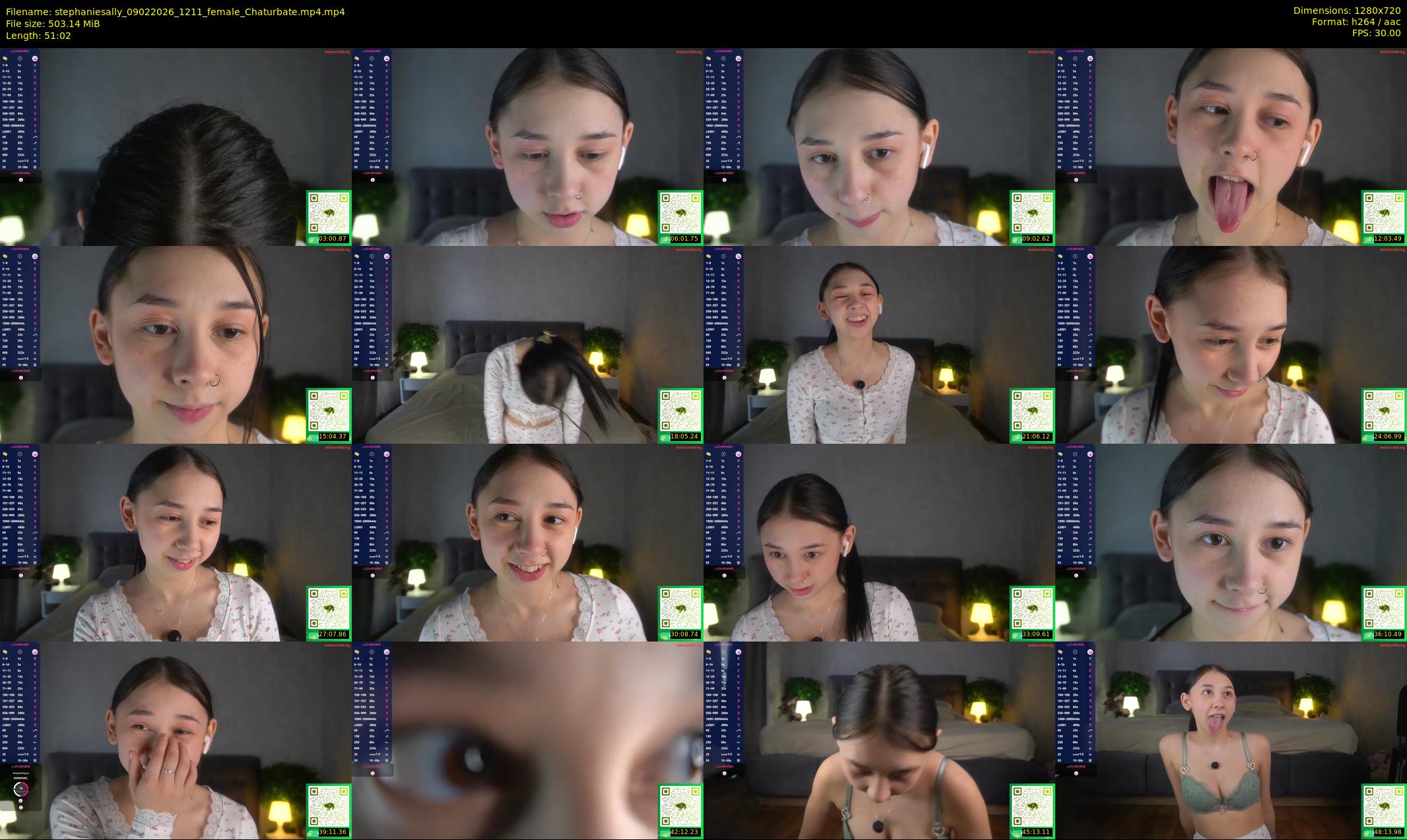 stephaniesally — 52 minute Chaturbate female cam show recording, 720p, Feb 9, 2026