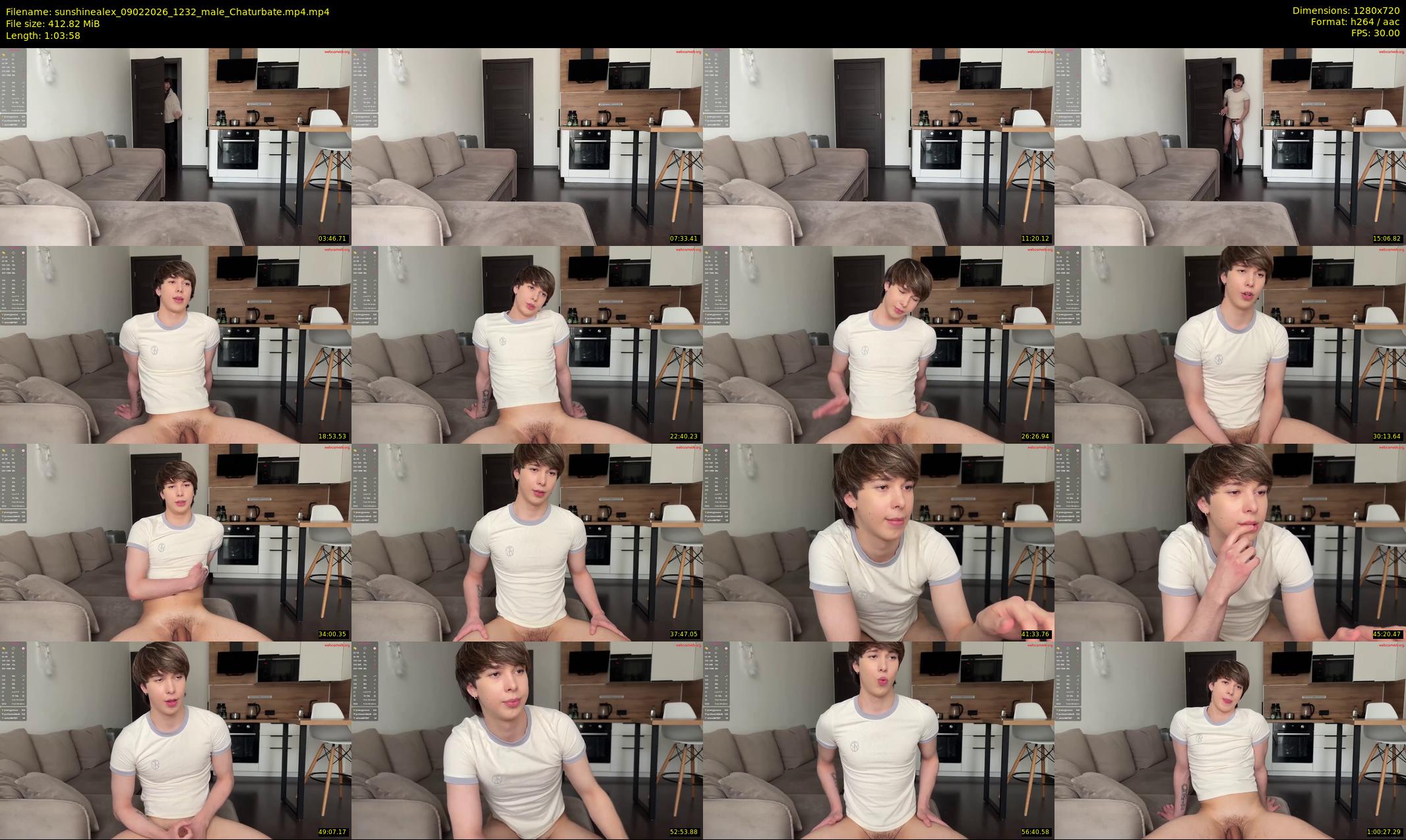 sunshinealex — 64 minute Chaturbate male cam show recording, 720p, Feb 9, 2026