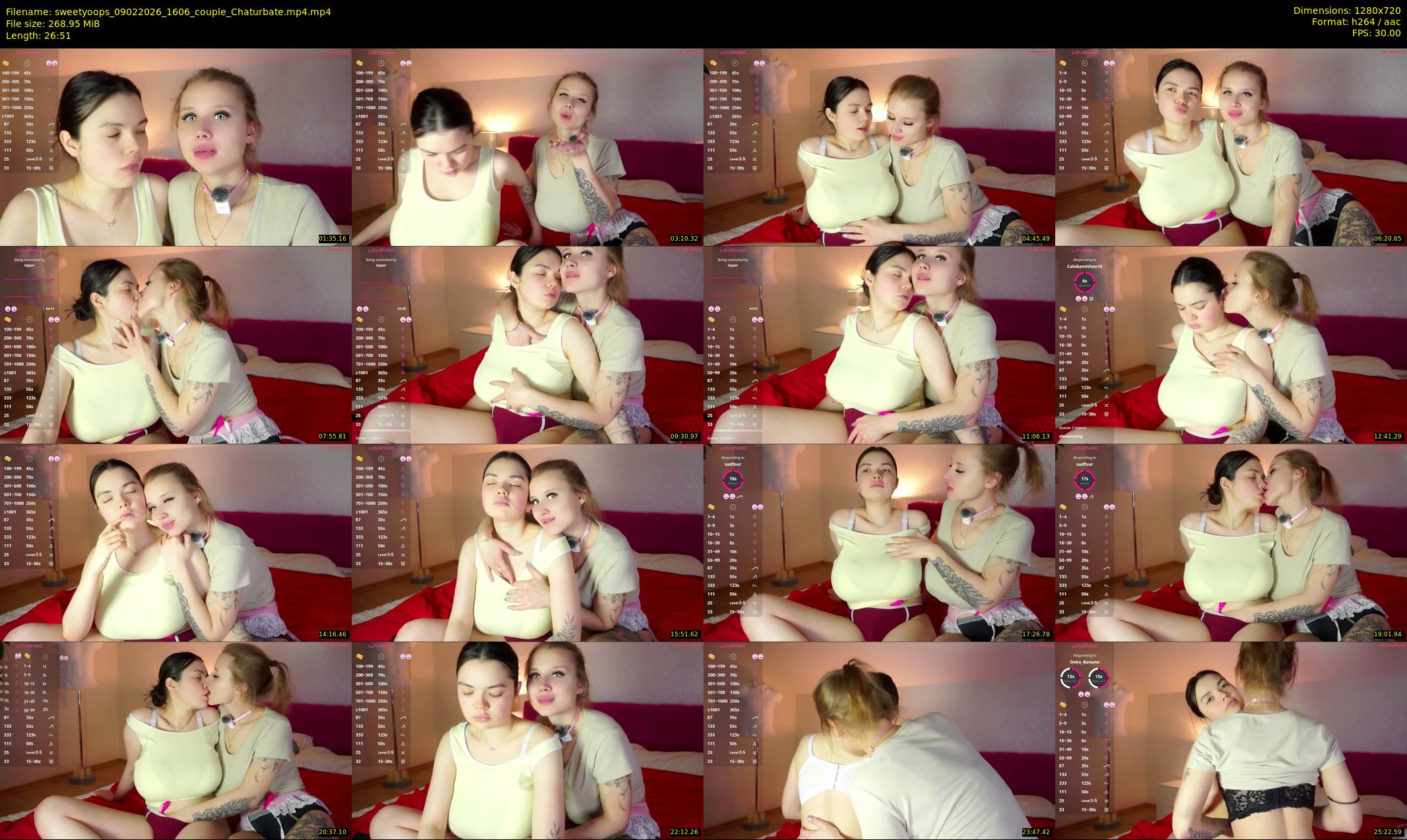 sweetyoops — 27 minute Chaturbate female cam show recording, 720p, Feb 9, 2026