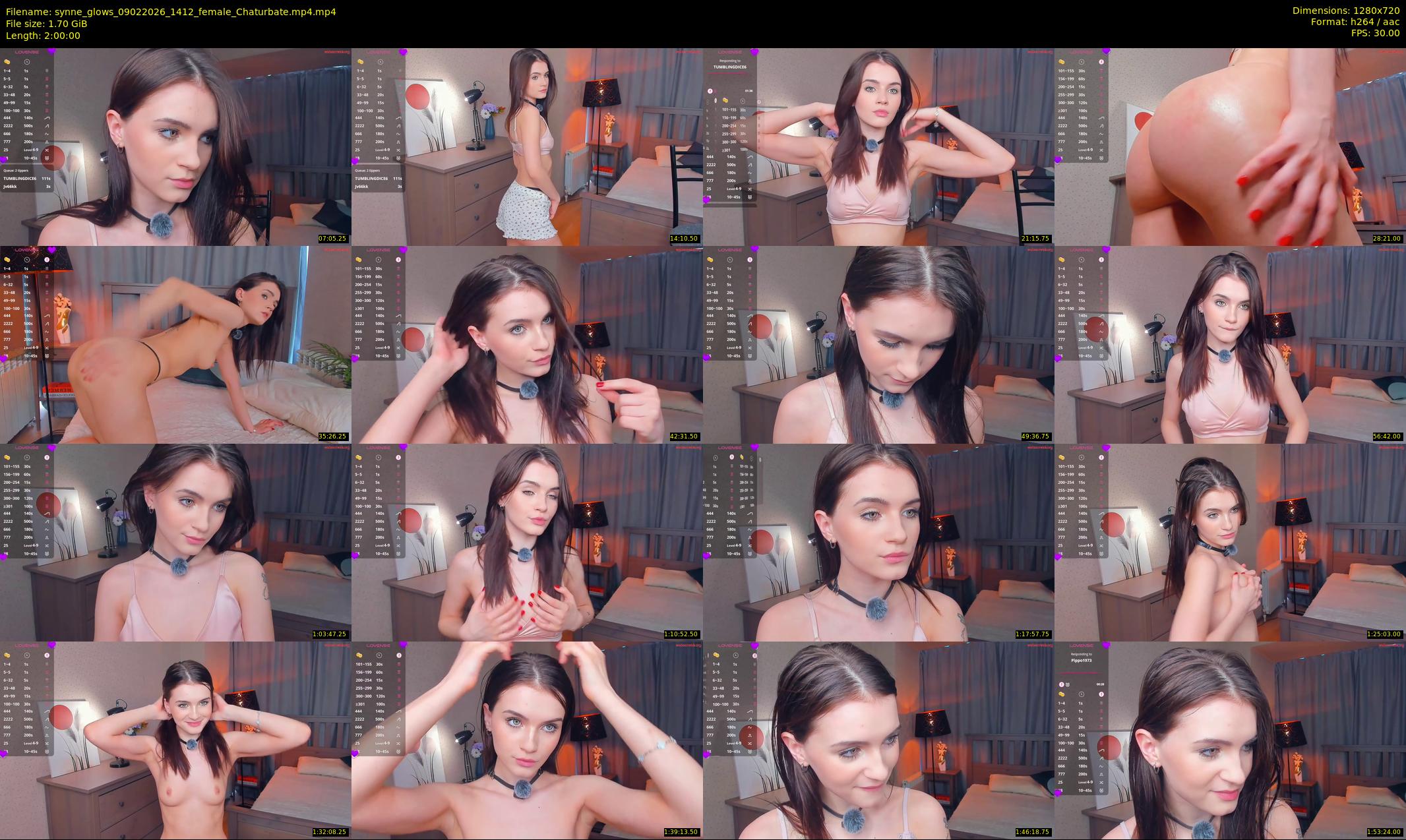 synne_glows — 120 minute Chaturbate female cam show recording, 720p, Feb 9, 2026