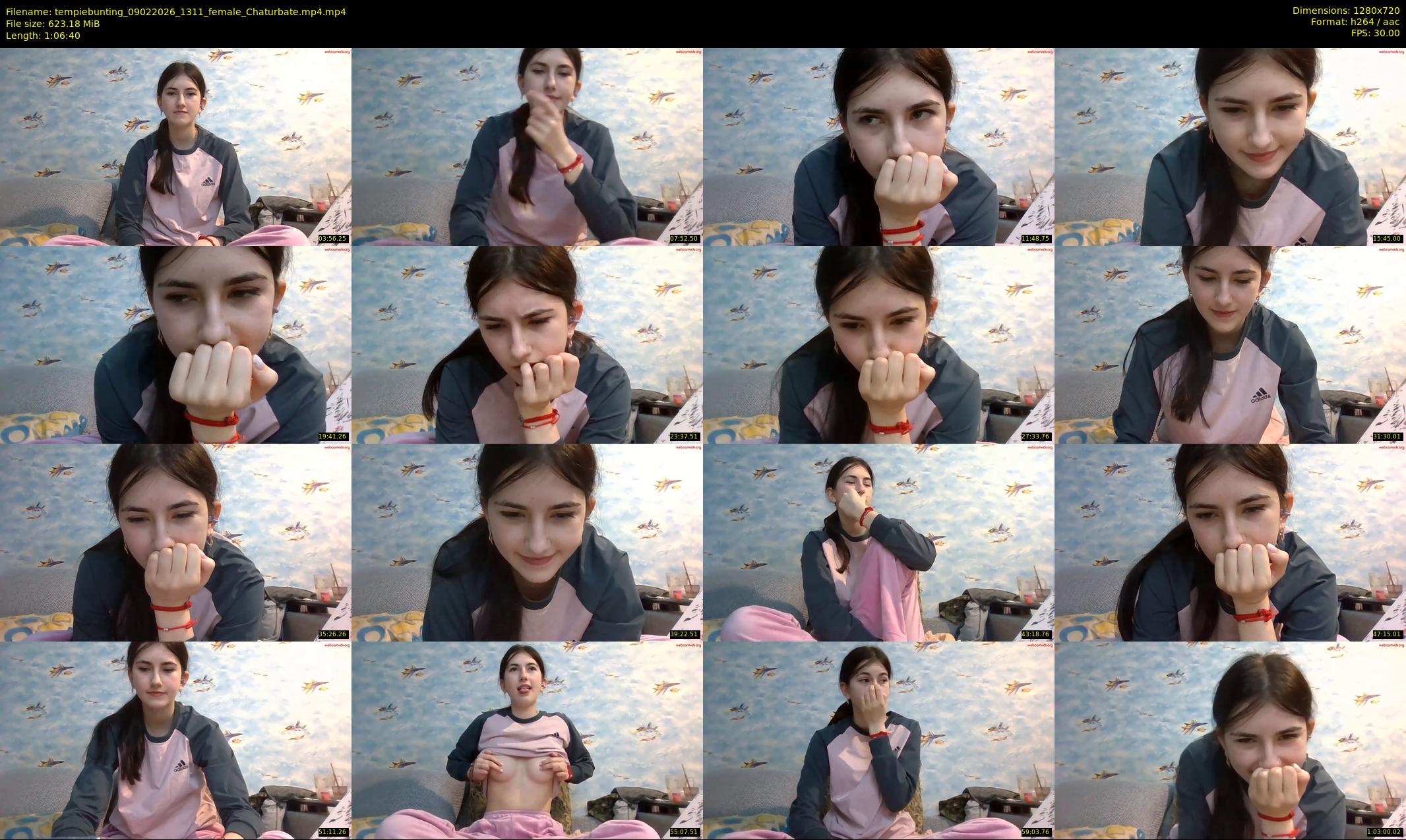 tempiebunting — 67 minute Chaturbate female cam show recording, 720p, Feb 9, 2026