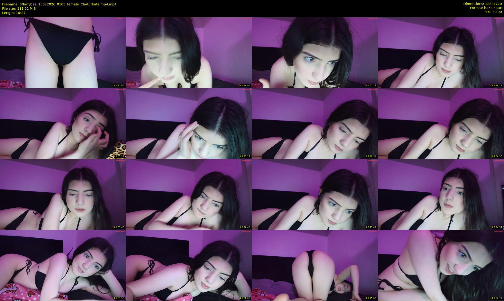 tiffanybae — 11 minute Chaturbate female cam show recording, 720p, Feb 10, 2026