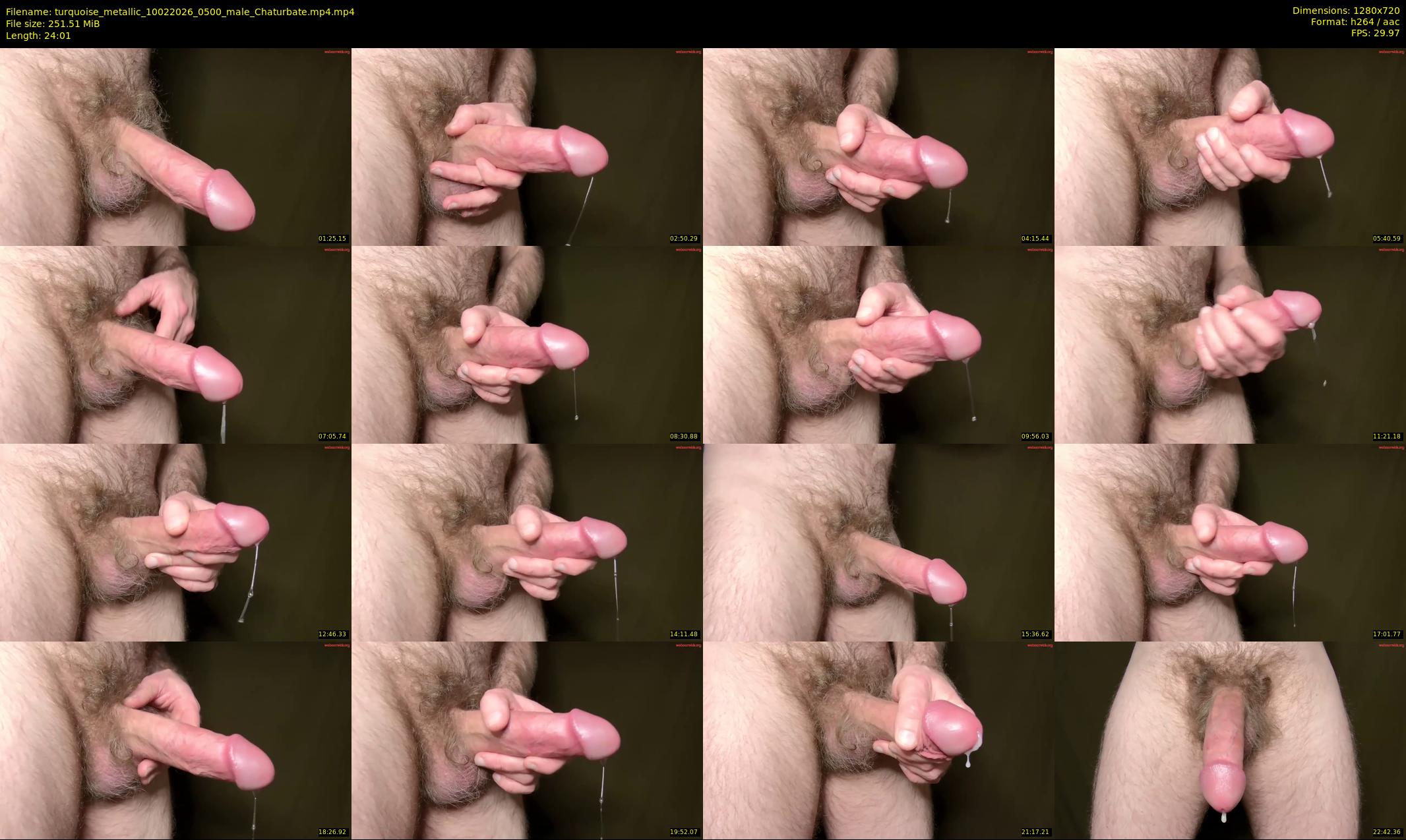 turquoise_metallic — 25 minute Chaturbate male cam show recording, 720p, Feb 10, 2026
