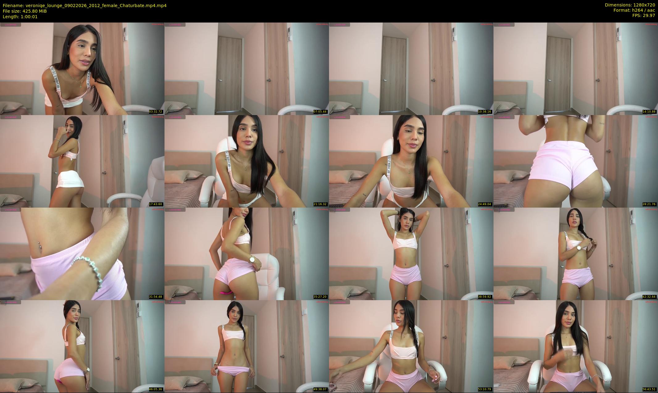 veroniqe_lounge — 61 minute Chaturbate couple cam show recording, 720p, Feb 9, 2026