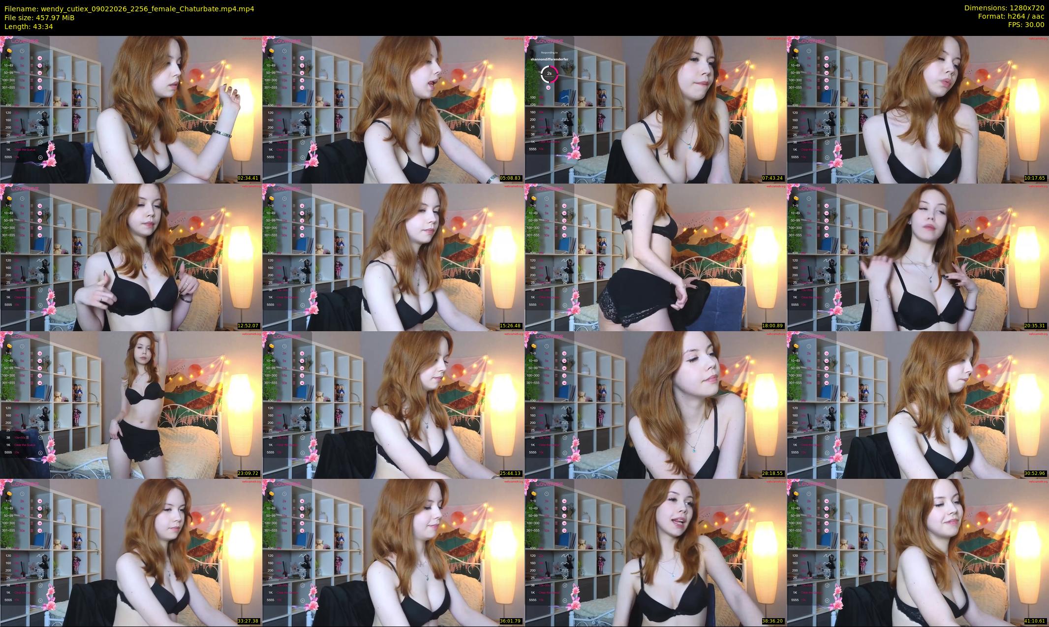 wendy_cutiex — 44 minute Chaturbate female cam show recording, 720p, Feb 9, 2026