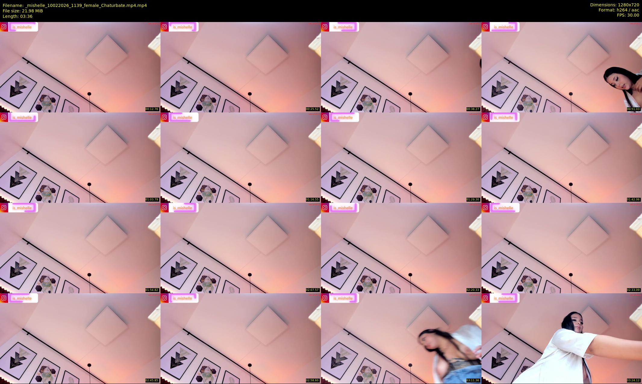 _mishelle — 4 minute Chaturbate female cam show recording, 720p, Feb 10, 2026