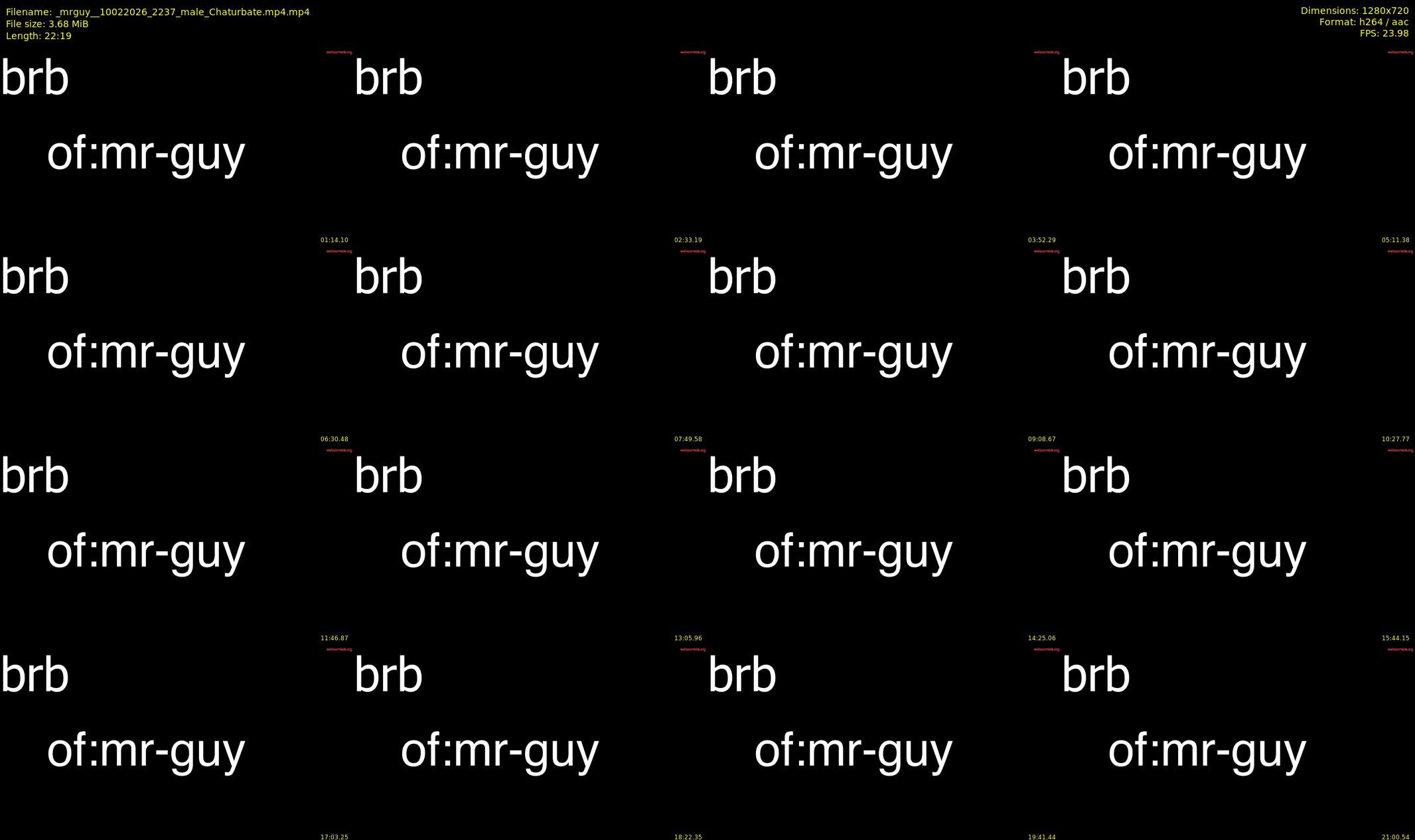 _mrguy_ — 23 minute Chaturbate male cam show recording, 720p, Feb 10, 2026