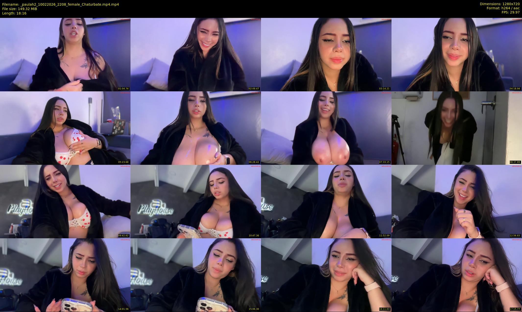 _paulah2 — 19 minute Chaturbate female cam show recording, 720p, Feb 10, 2026
