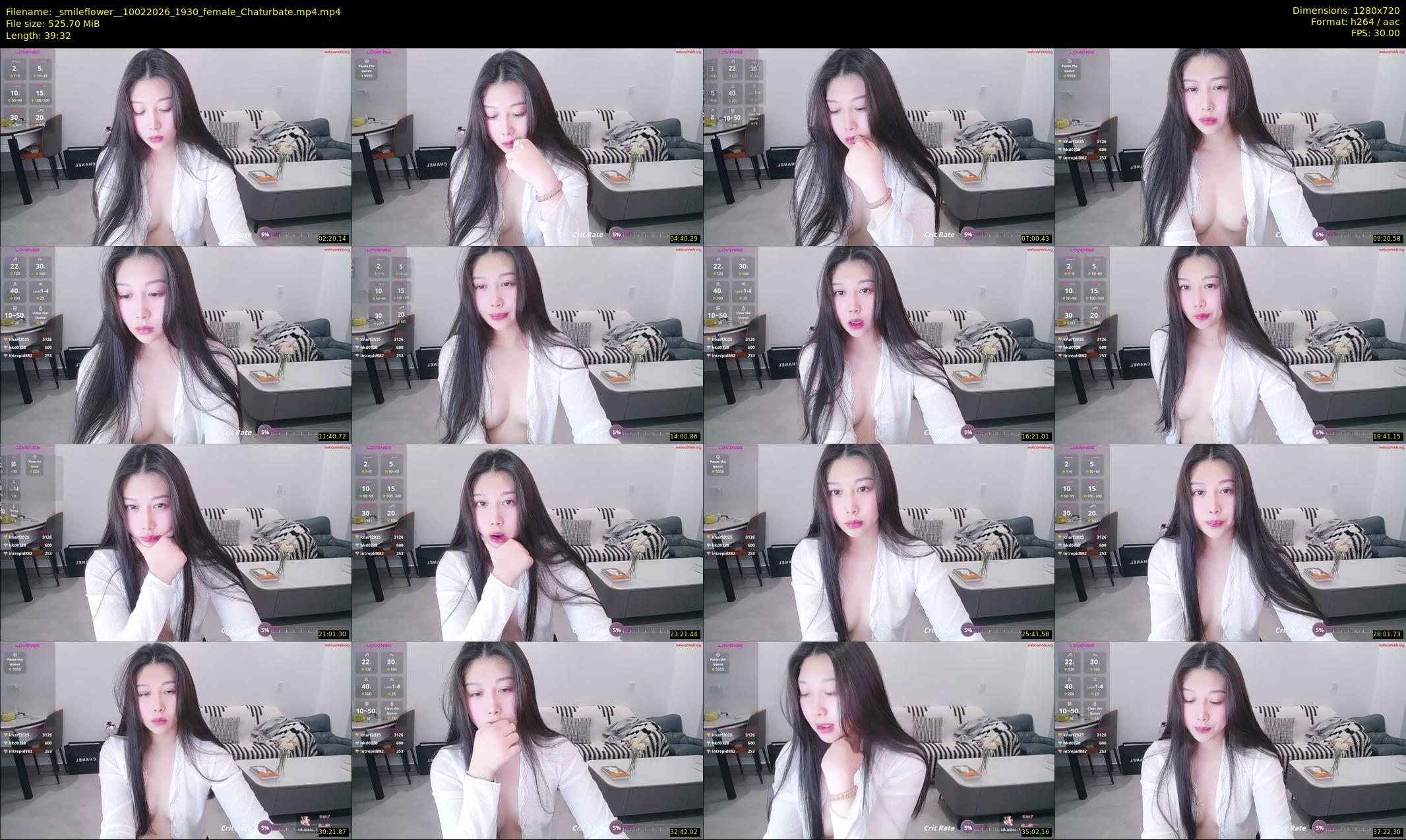 _smileflower_ — 40 minute Chaturbate female cam show recording, 720p, Feb 10, 2026