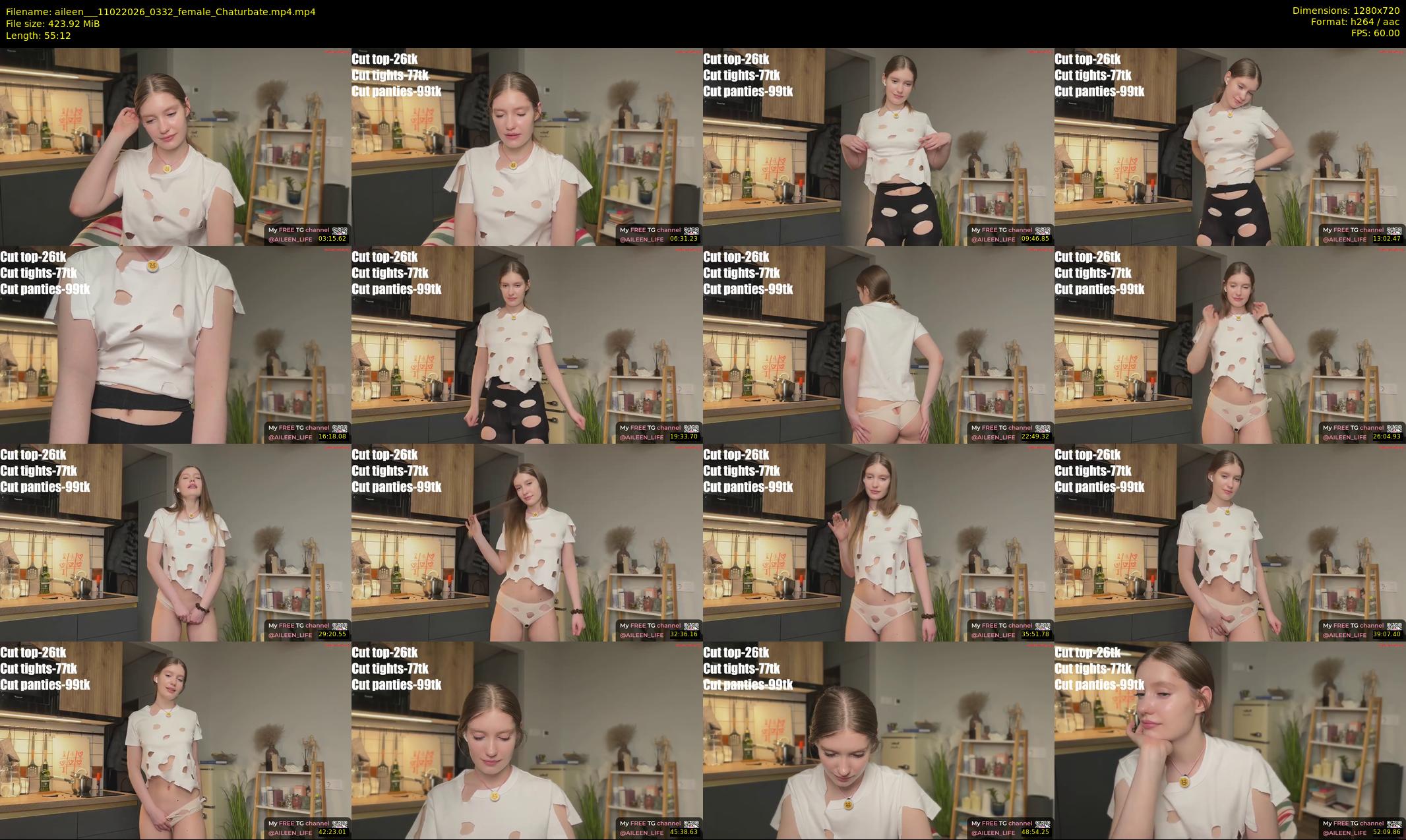 aileen__ — 56 minute Chaturbate female cam show recording, 720p, Feb 11, 2026