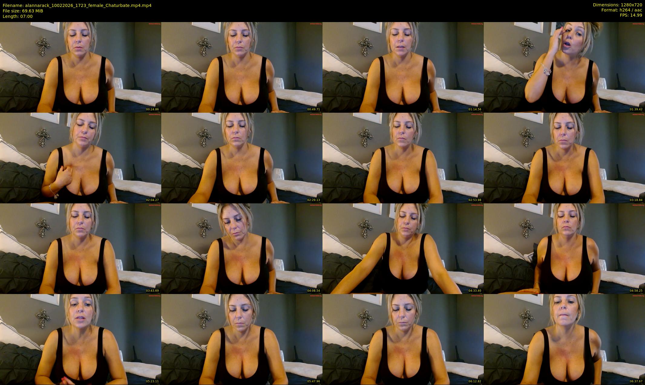 alannarack — 7 minute Chaturbate female cam show recording, 720p, Feb 10, 2026