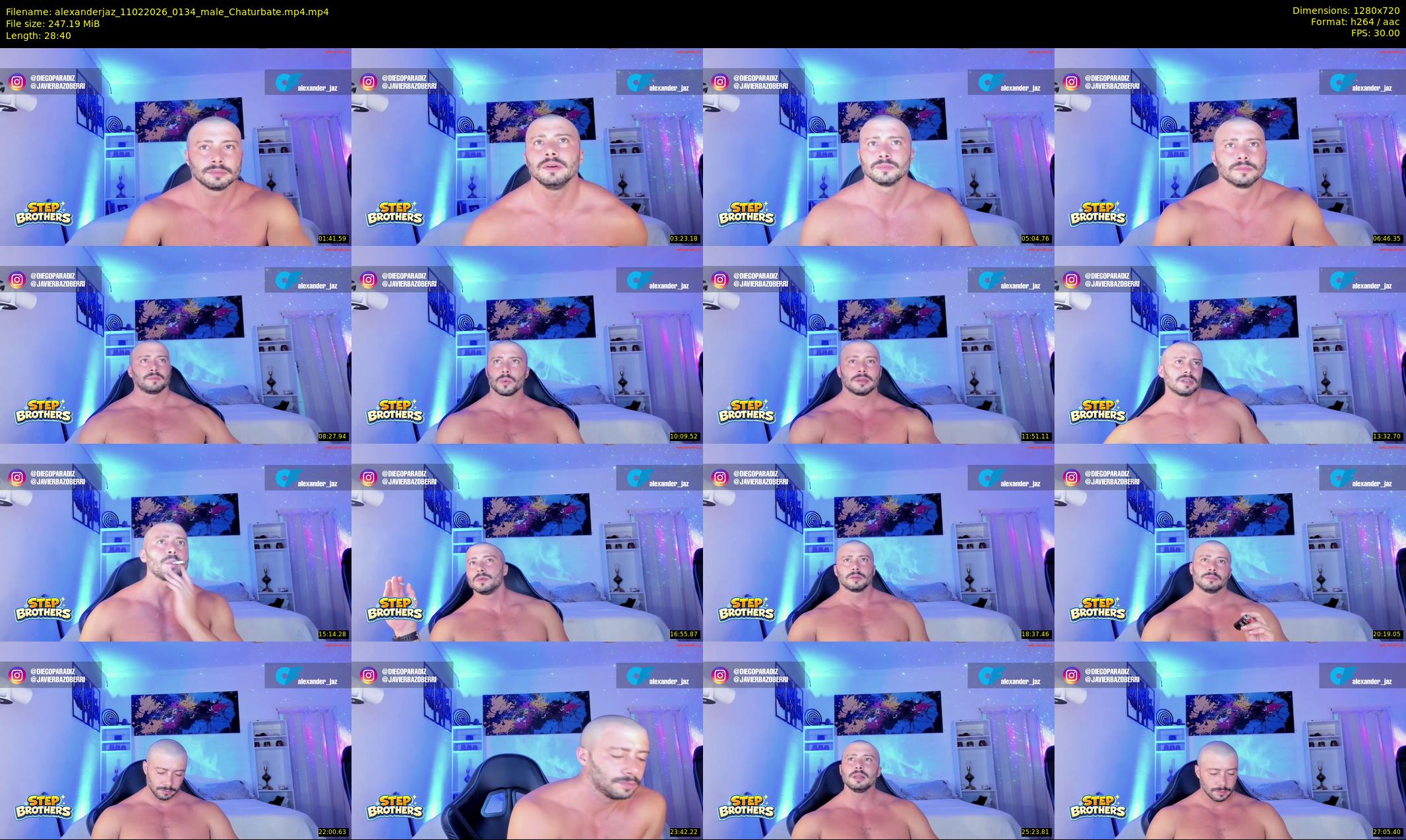 alexanderjaz — 29 minute Chaturbate male cam show recording, 720p, Feb 11, 2026