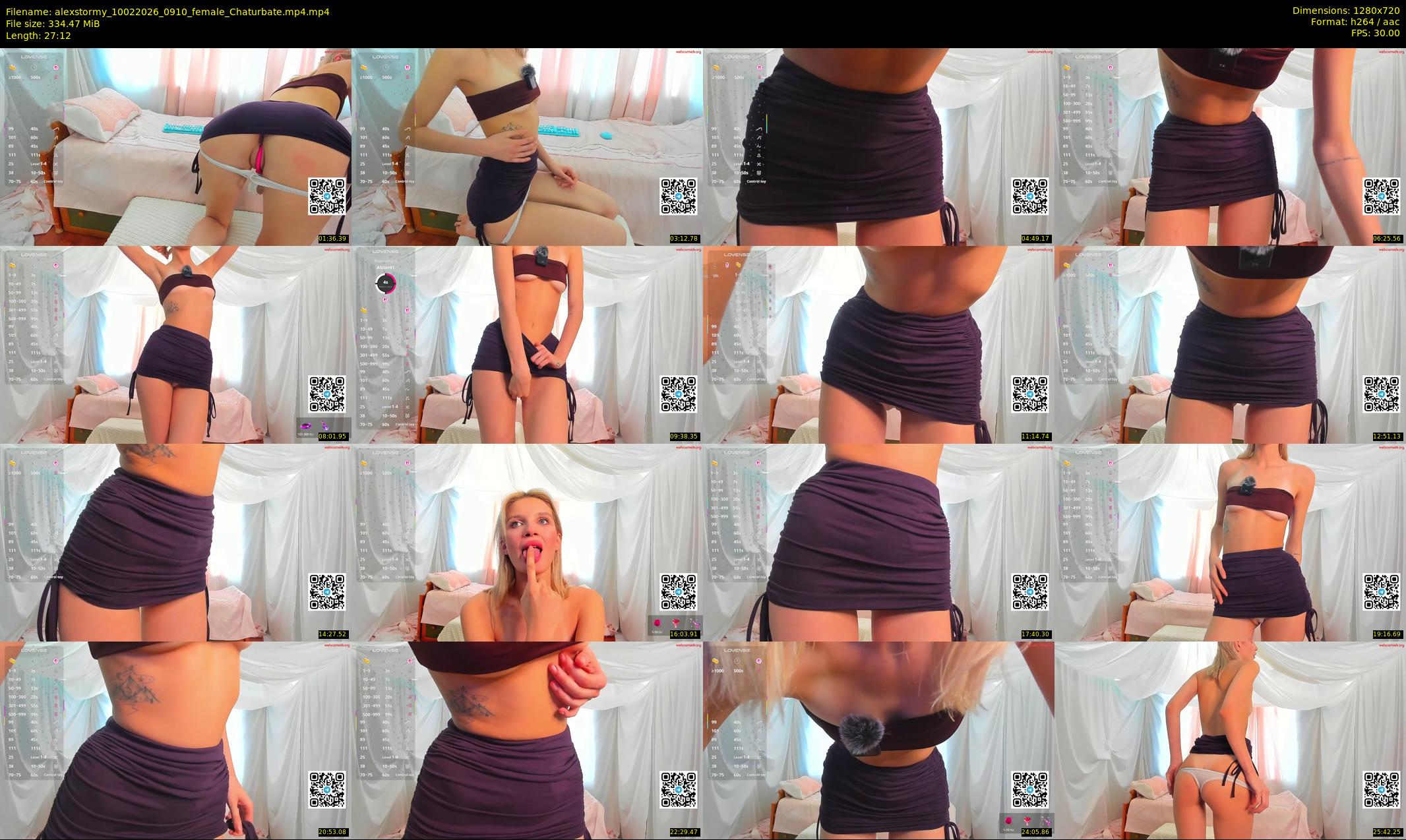 alexstormy — 28 minute Chaturbate female cam show recording, 720p, Feb 10, 2026