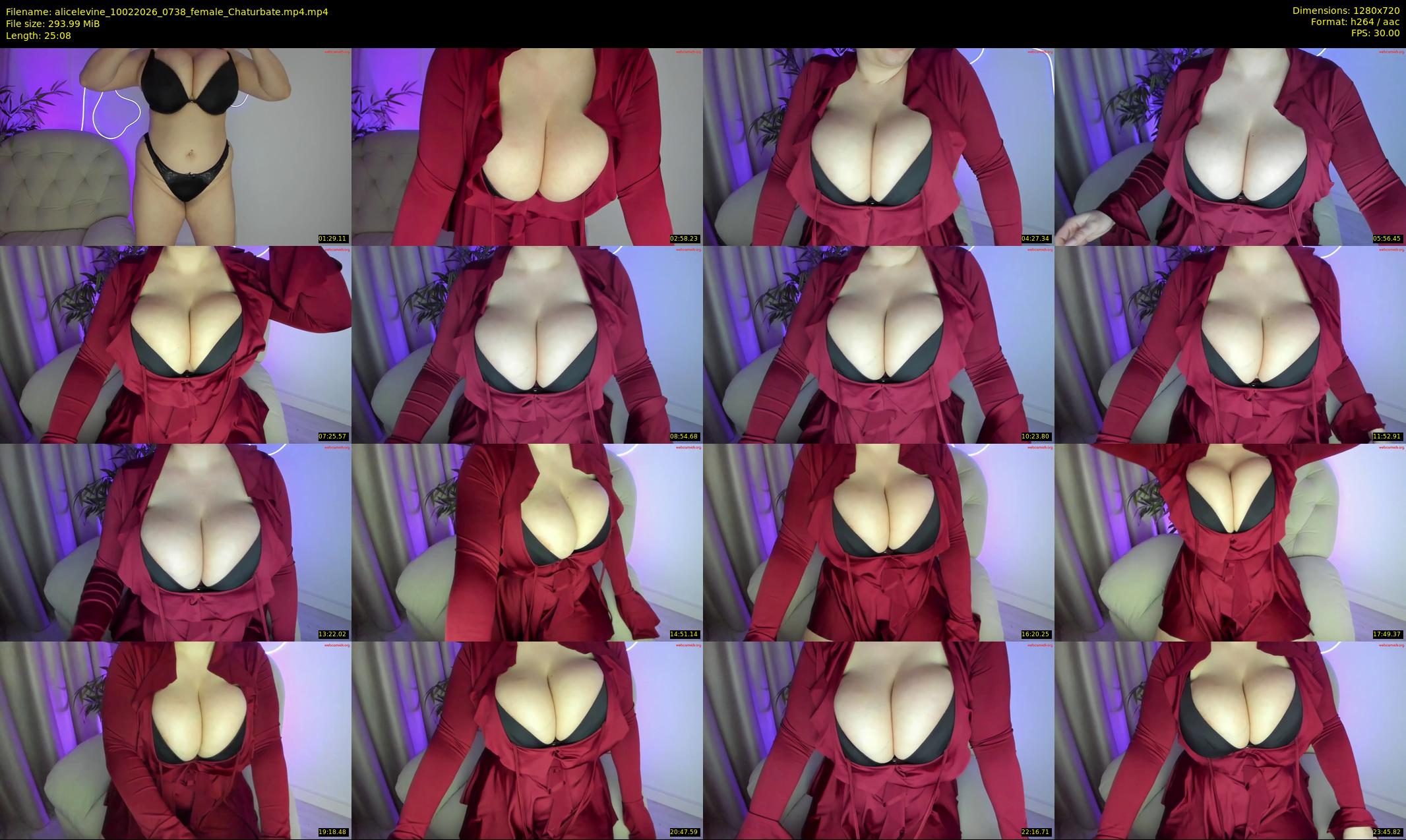 alicelevine — 26 minute Chaturbate female cam show recording, 720p, Feb 10, 2026